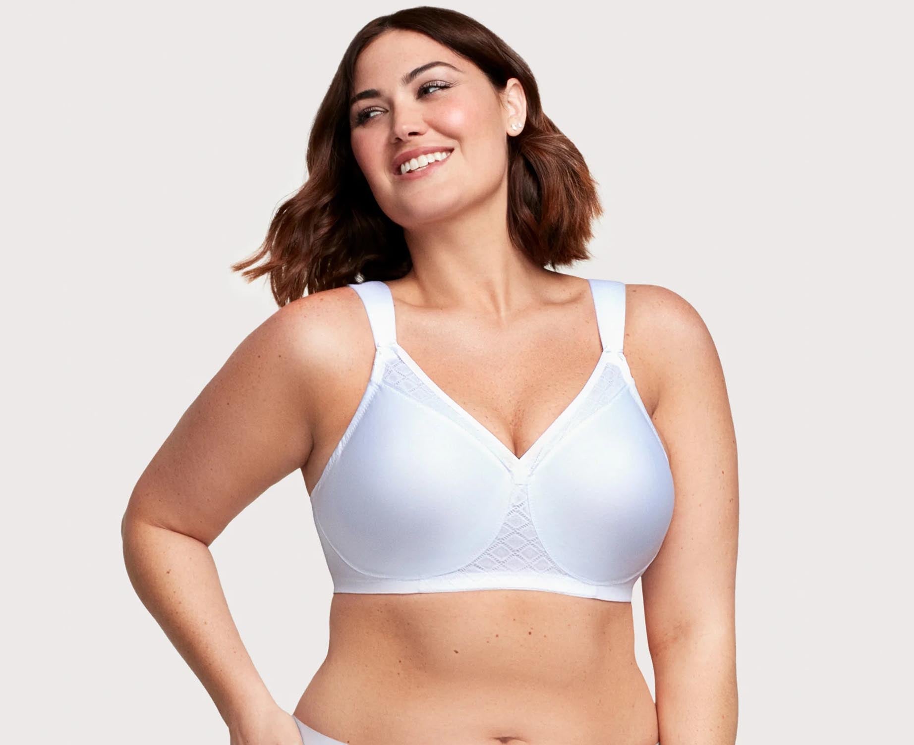 Women's Seamless, Comfortable, Push-up, No Wire Side Support Bra