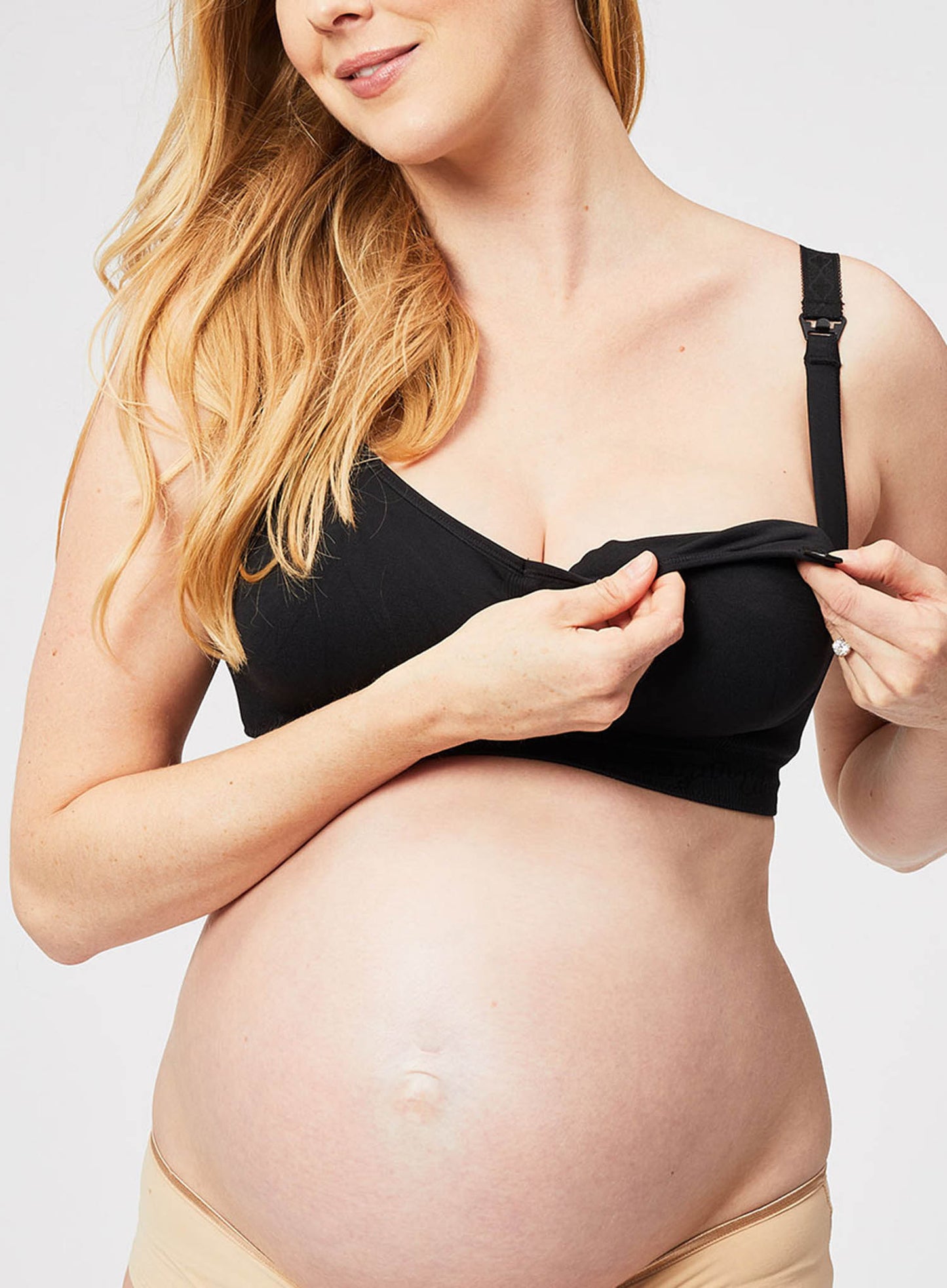 Cake Maternity: Popping Candy Nursing Bralette Black