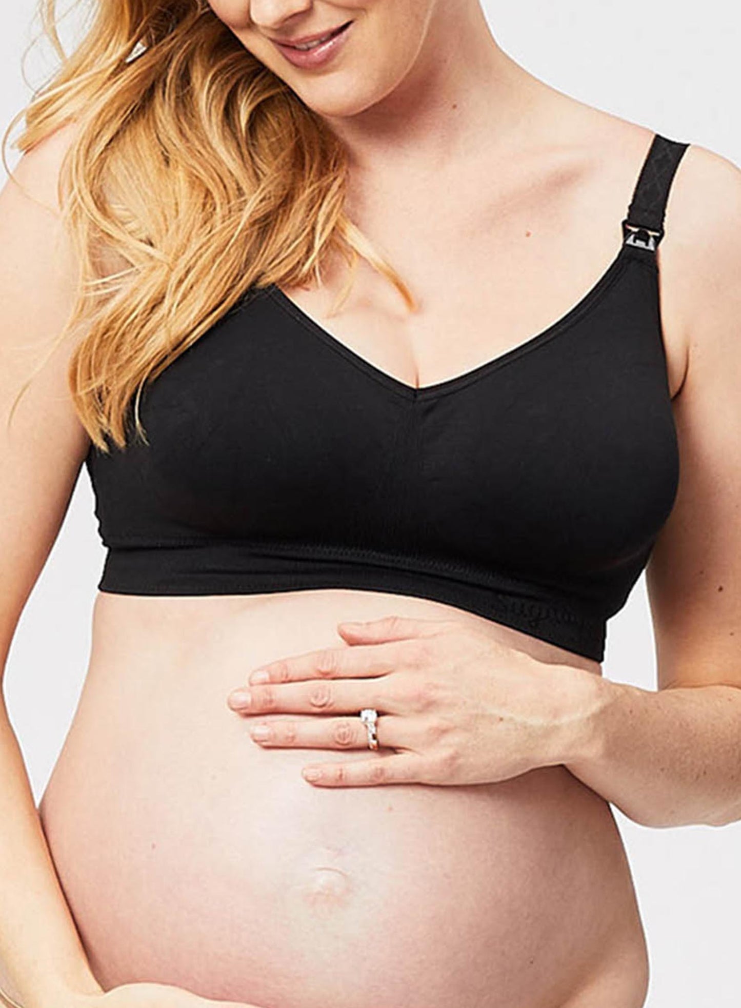 Cake Maternity: Popping Candy Nursing Bralette Black