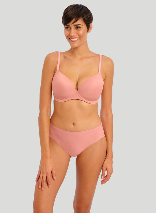 Freya: Undetected Underwired Moulded T Shirt Bra Ash Rose
