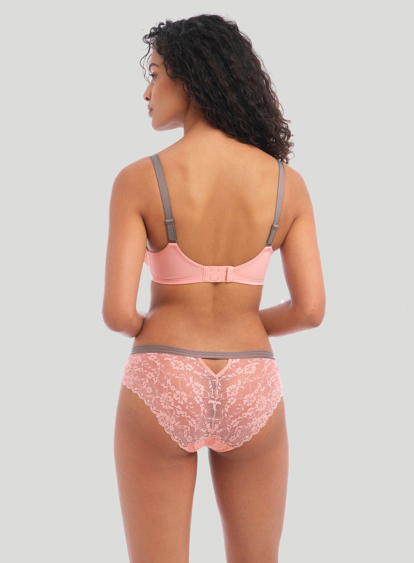 Freya: Offbeat Lace Brief Rosehip