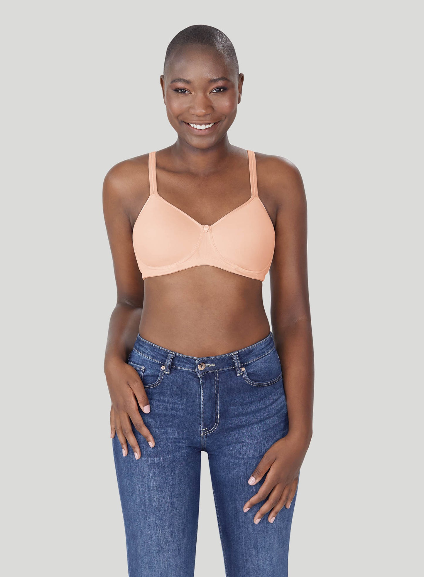 Amoena: Mara Soft Cup Padded Mastectomy Bra Blush