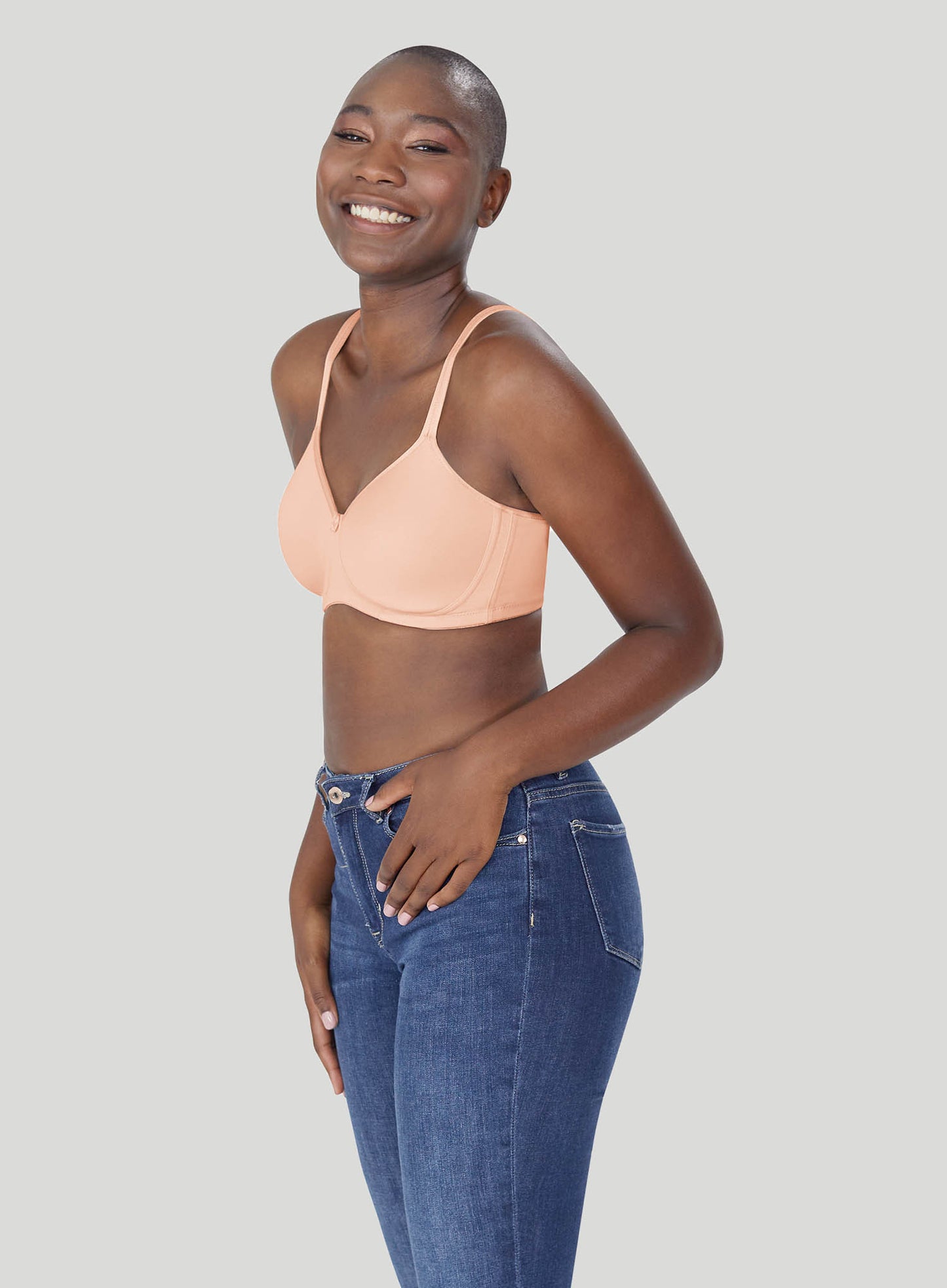 Amoena: Mara Soft Cup Padded Mastectomy Bra Blush