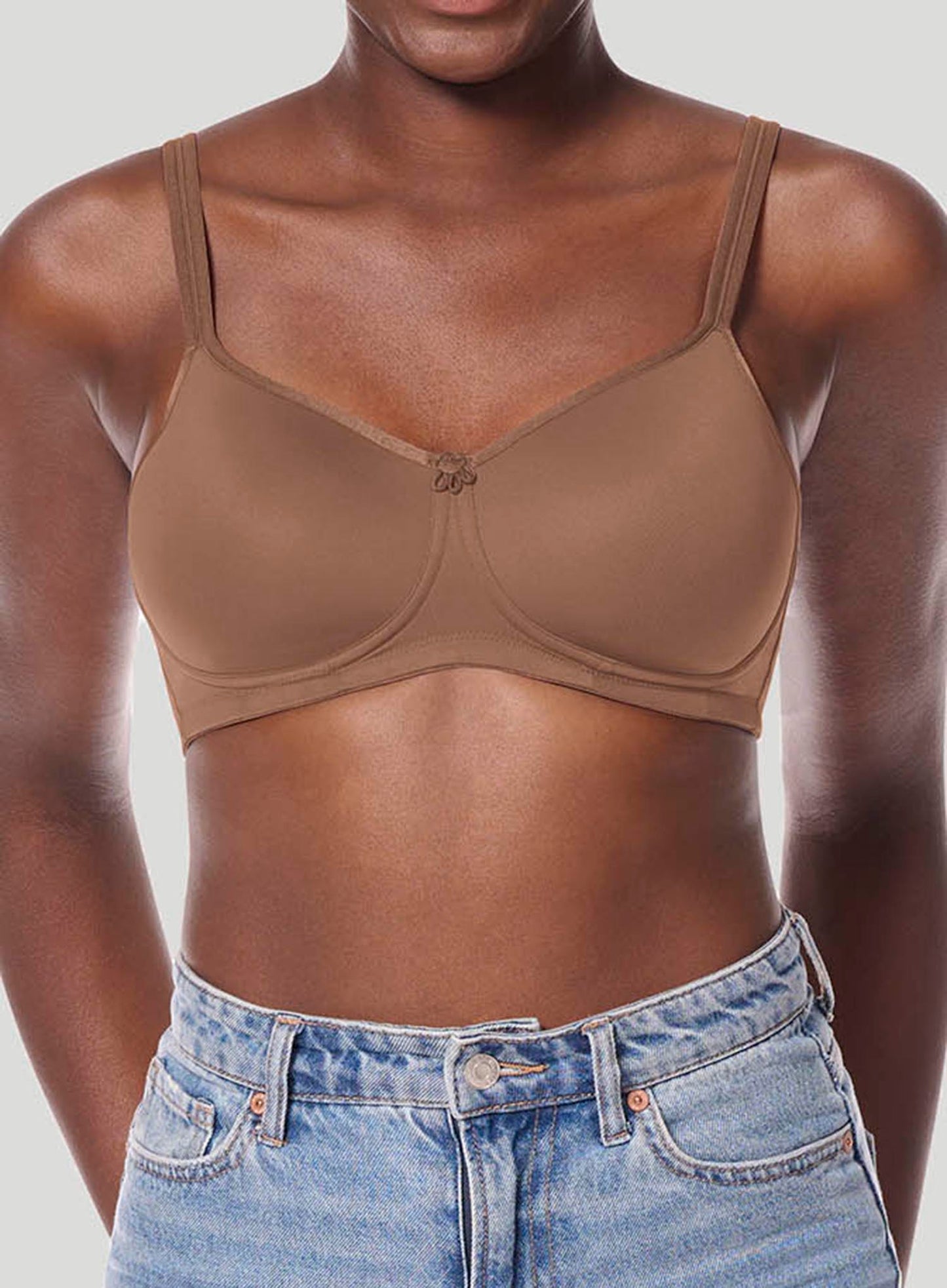 Amoena: Mara Soft Cup Padded Mastectomy Bra Mocha