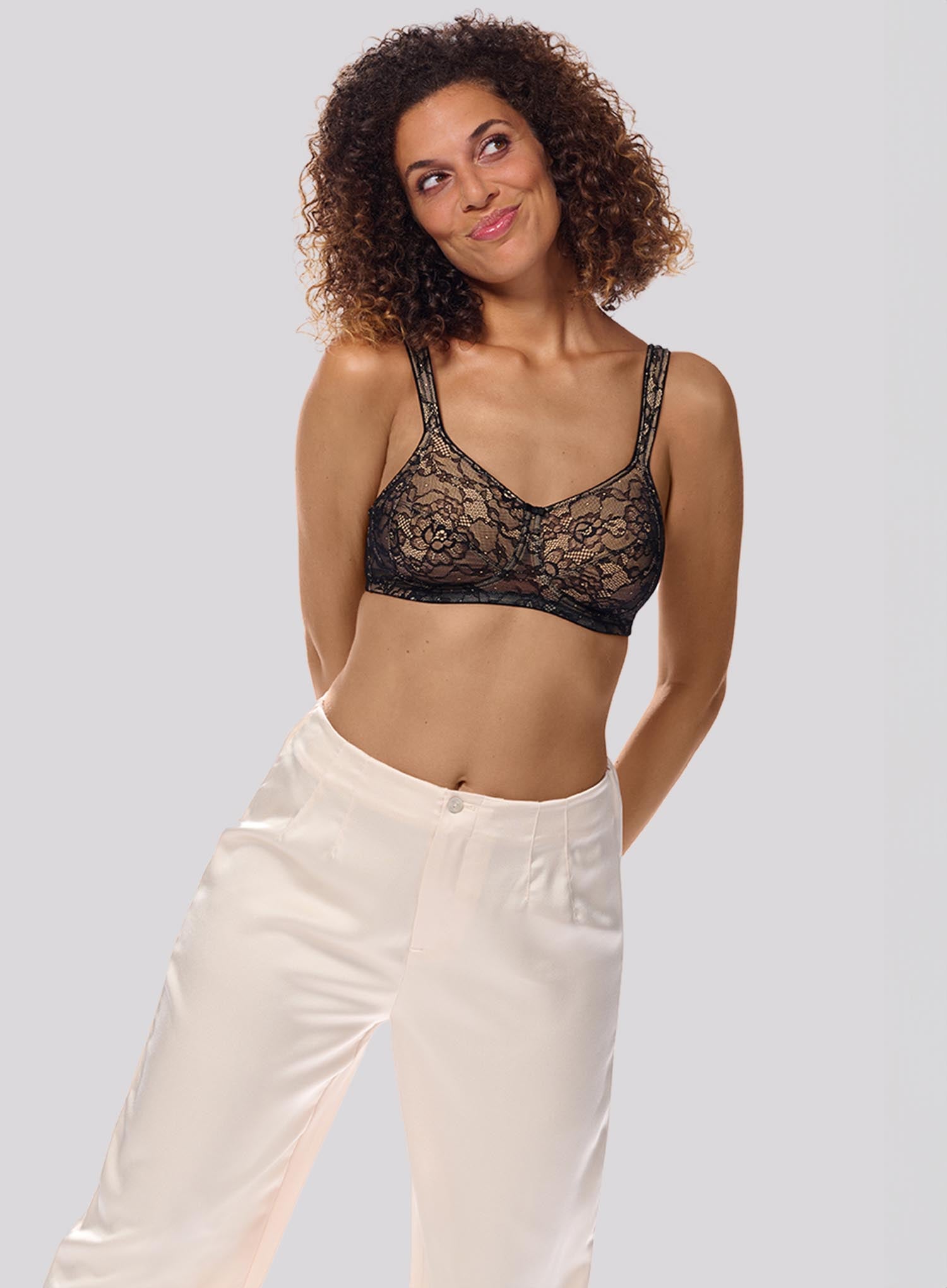 Anita Care Lisa Women's Seamless Wire-free Mastectomy Bra - ANI-5726X, Size 42B, Soft Microfiber