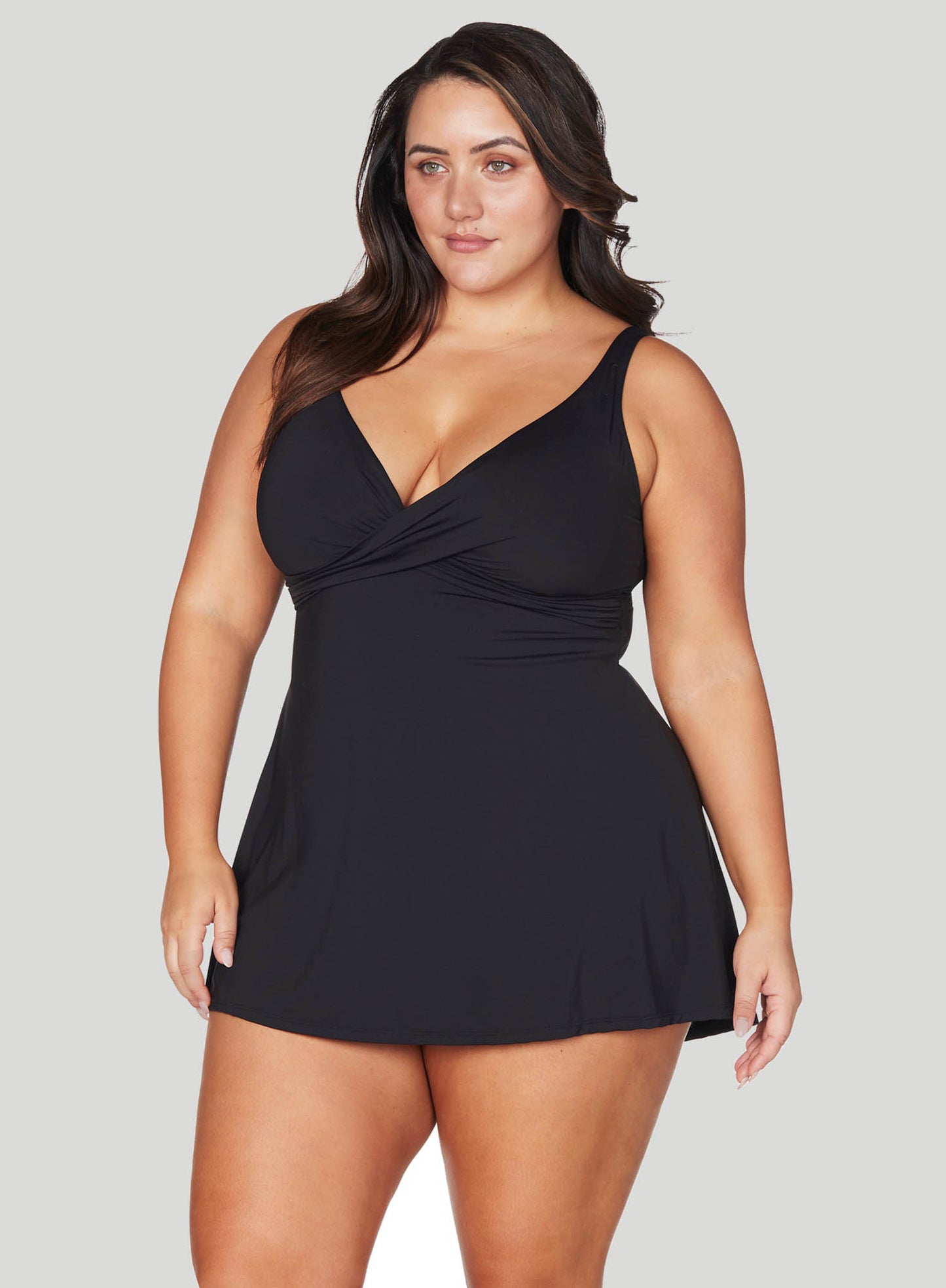 Artesands: Hues Delacroix Cross Over Swimdress R Black