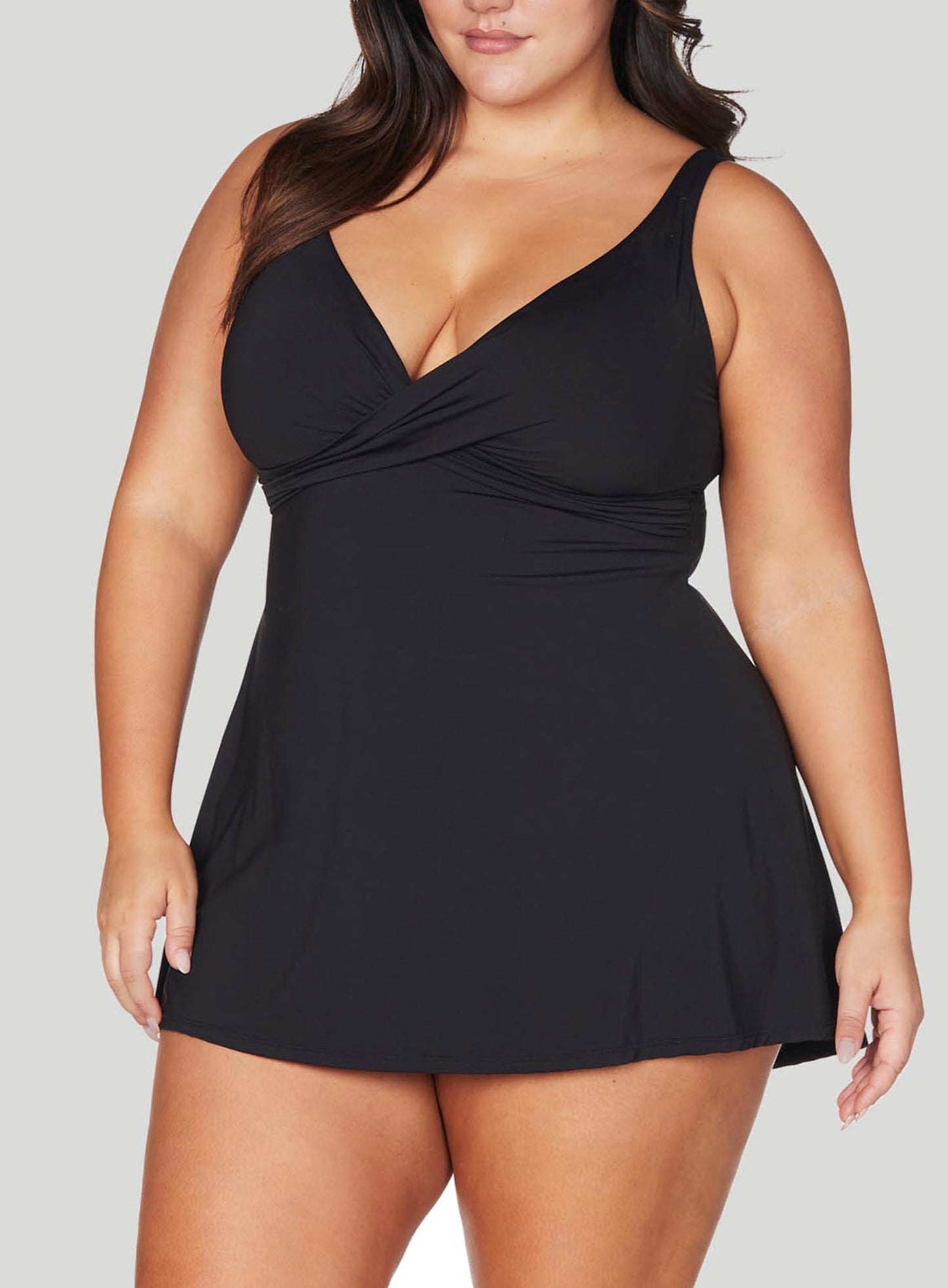 Artesands: Hues Delacroix Cross Over Swimdress R Black