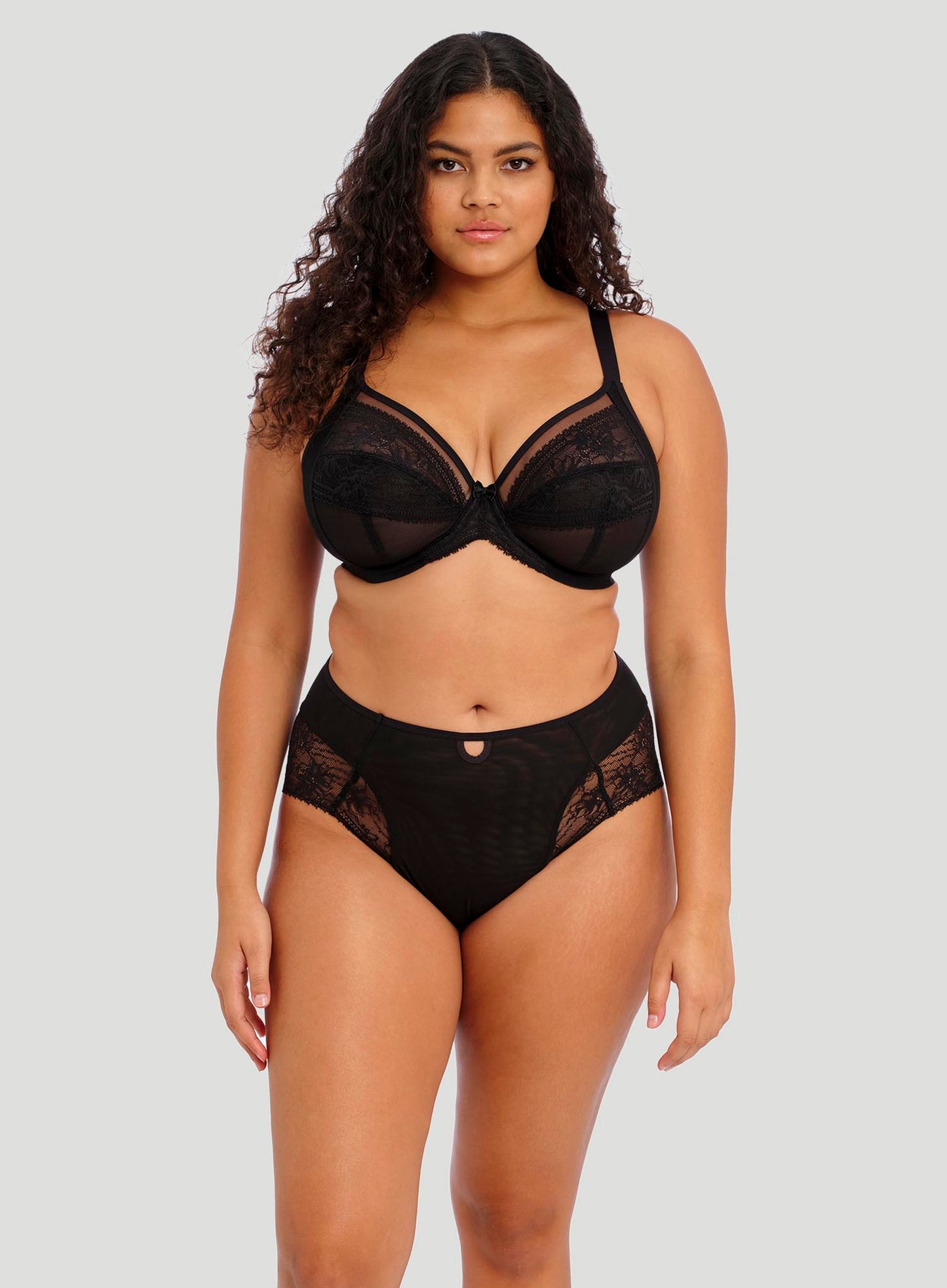 Elomi: Kendra Underwired Plunge Bra Black