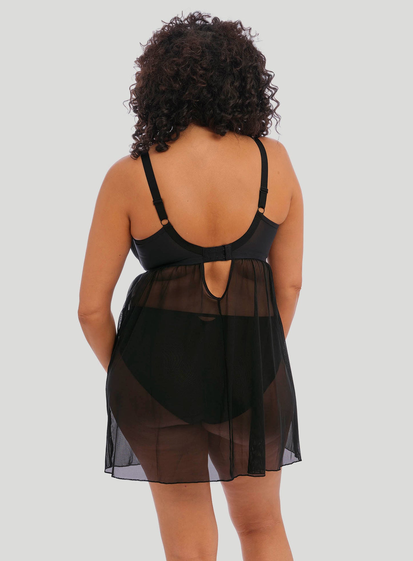 Elomi: Sachi Underwire Babydoll Black