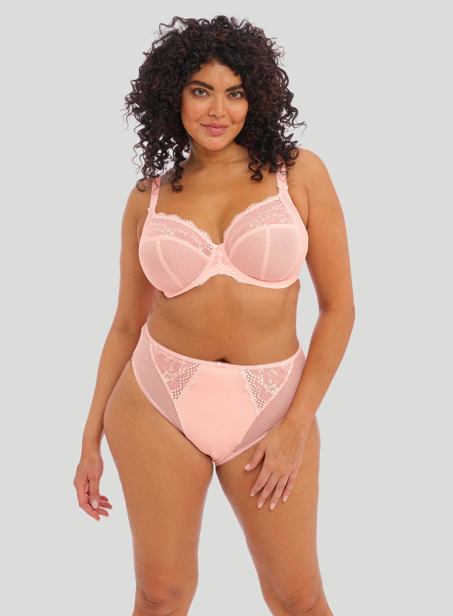 Elomi: Charley High Leg Brief Ballet Pink