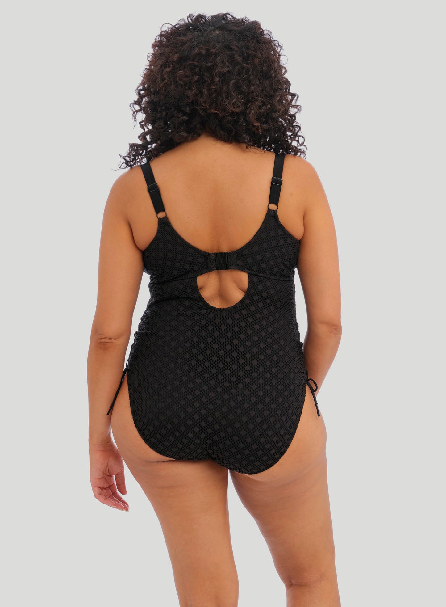 Elomi Swim: Bazaruto Non Wired Plunge Swimsuit Black