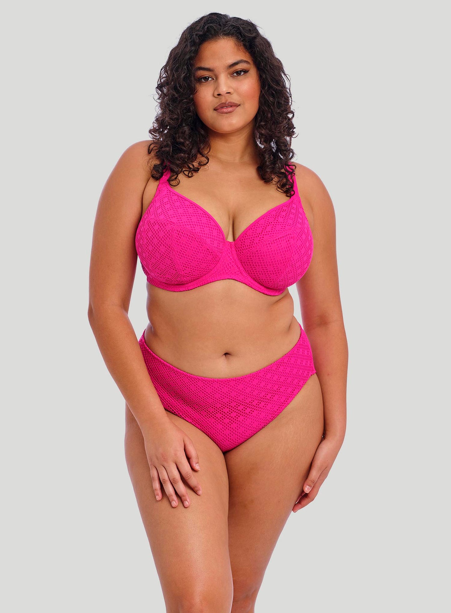 Elomi Swim: Bazaruto Mid Rise Bikini Brief Clematis