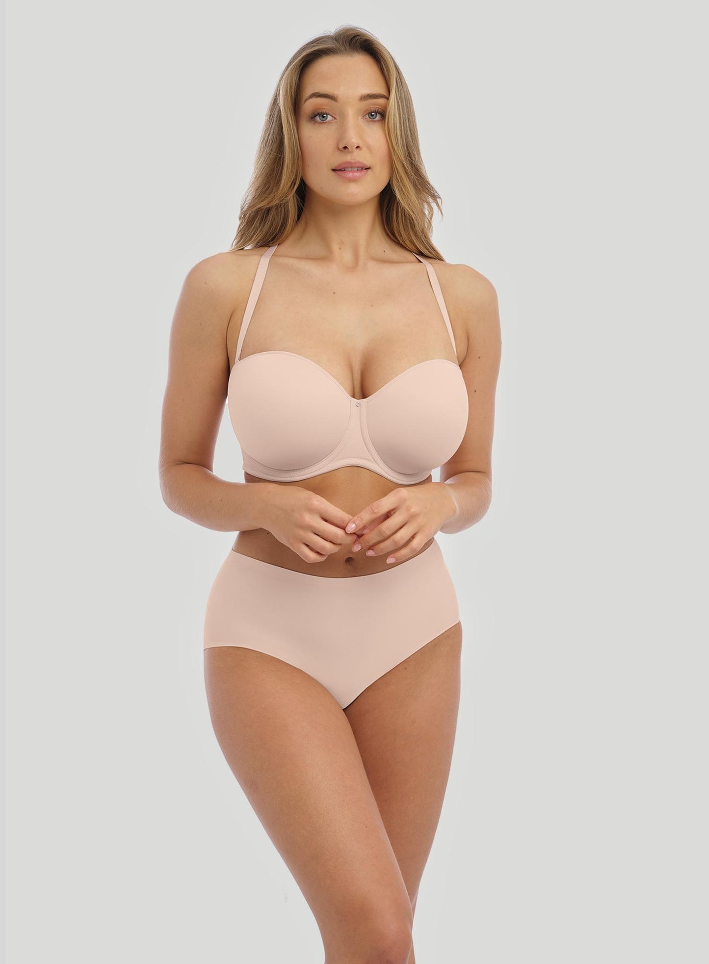 Fantasie: Aura Moulded Strapless Bra Natural Beige