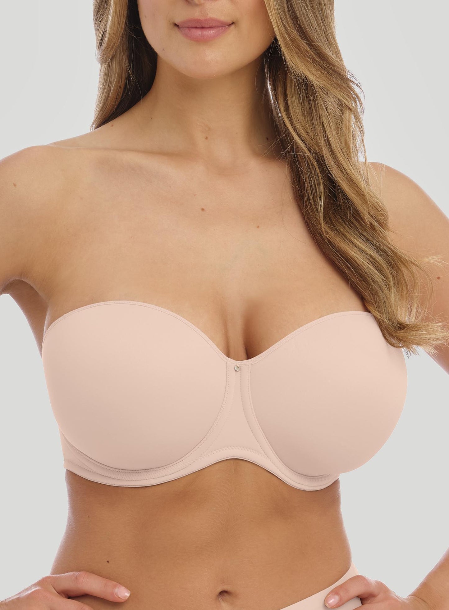 Fantasie: Aura Moulded Strapless Bra Natural Beige