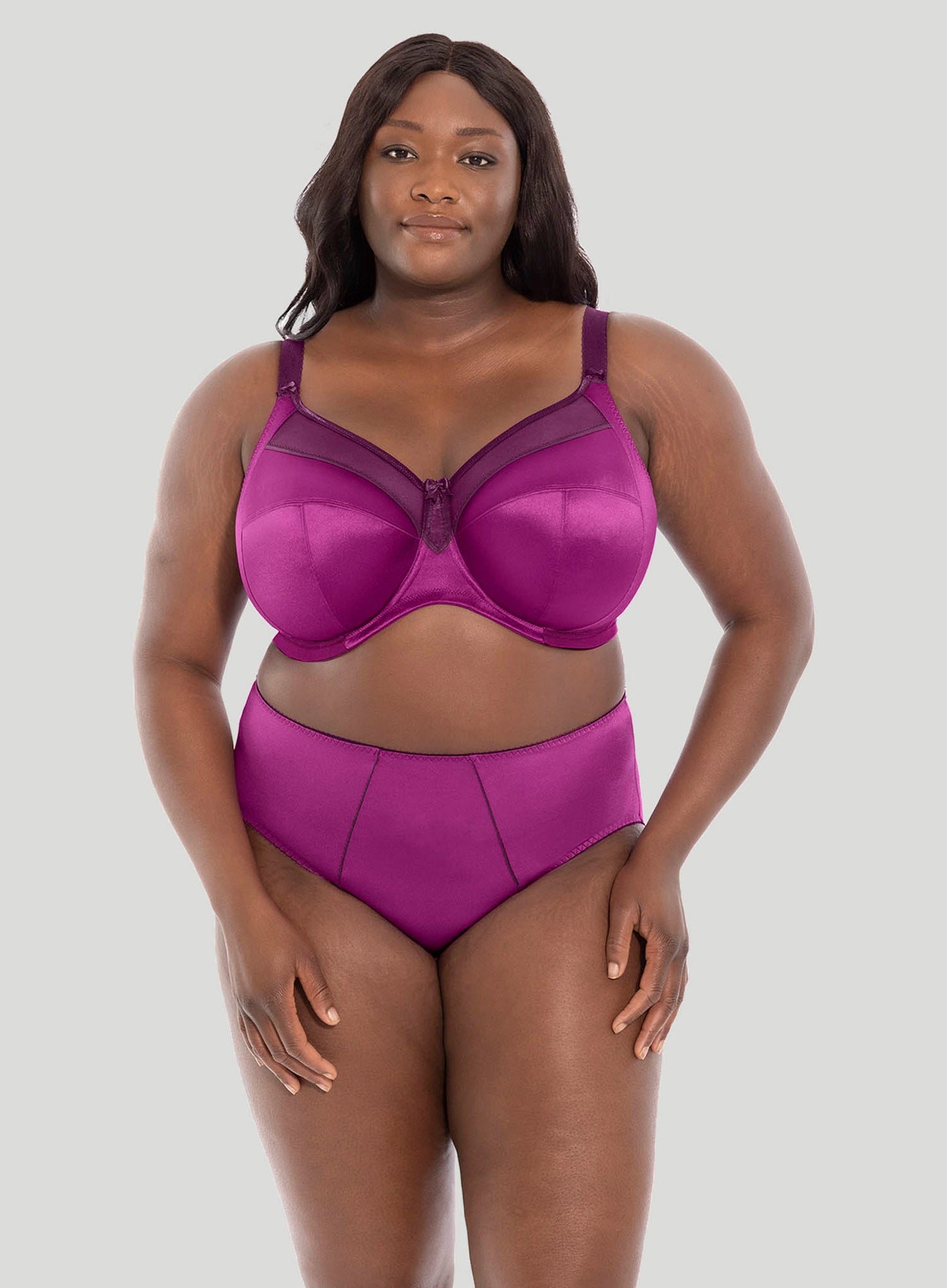 Goddess: Keira Banded Underwired Bra Magenta Mix