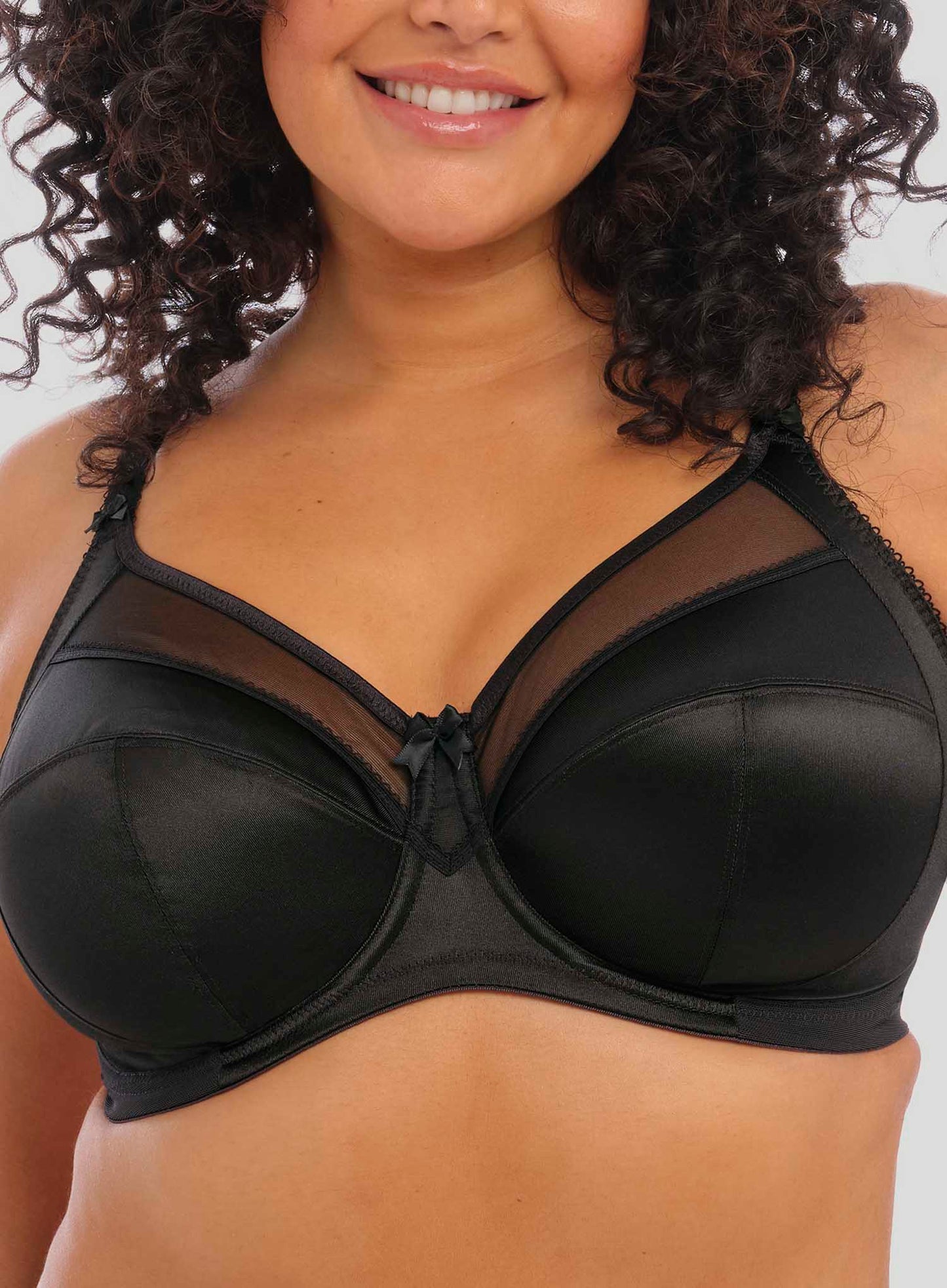 Goddess: Keira Banded Bra Black