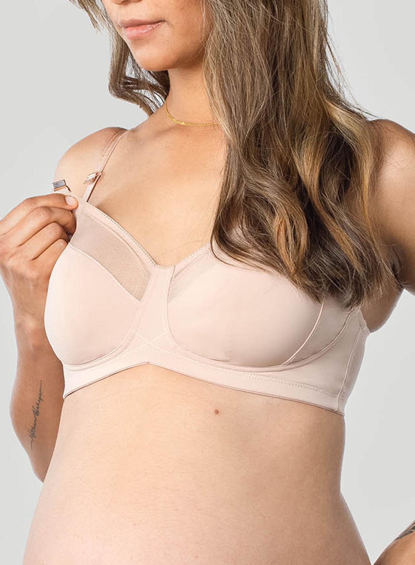 Hot Milk: Lunar Eclipse Nursing Bra Naked