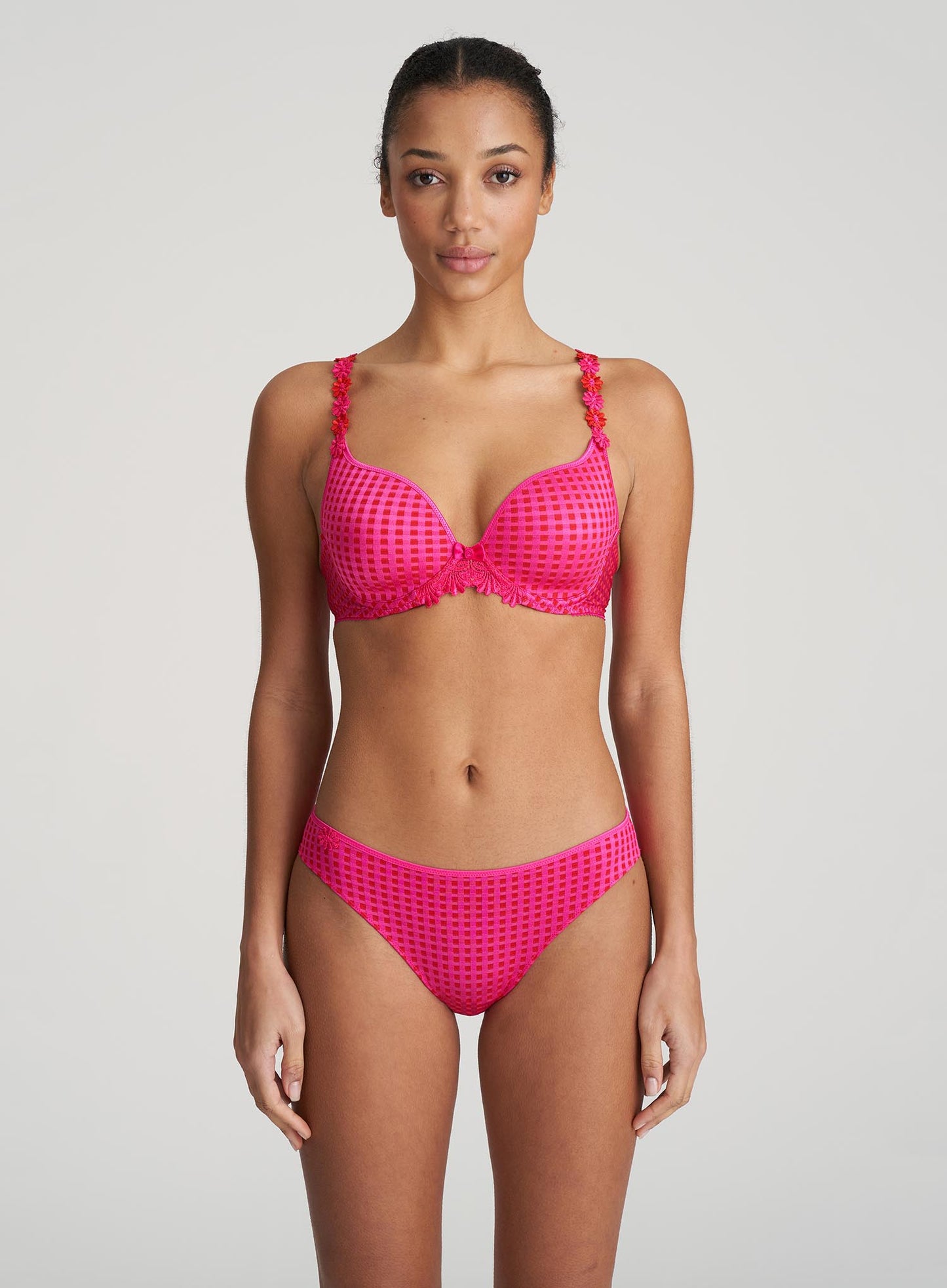 Marie Jo: Avero Padded Heart Shape Bra Electric Pink