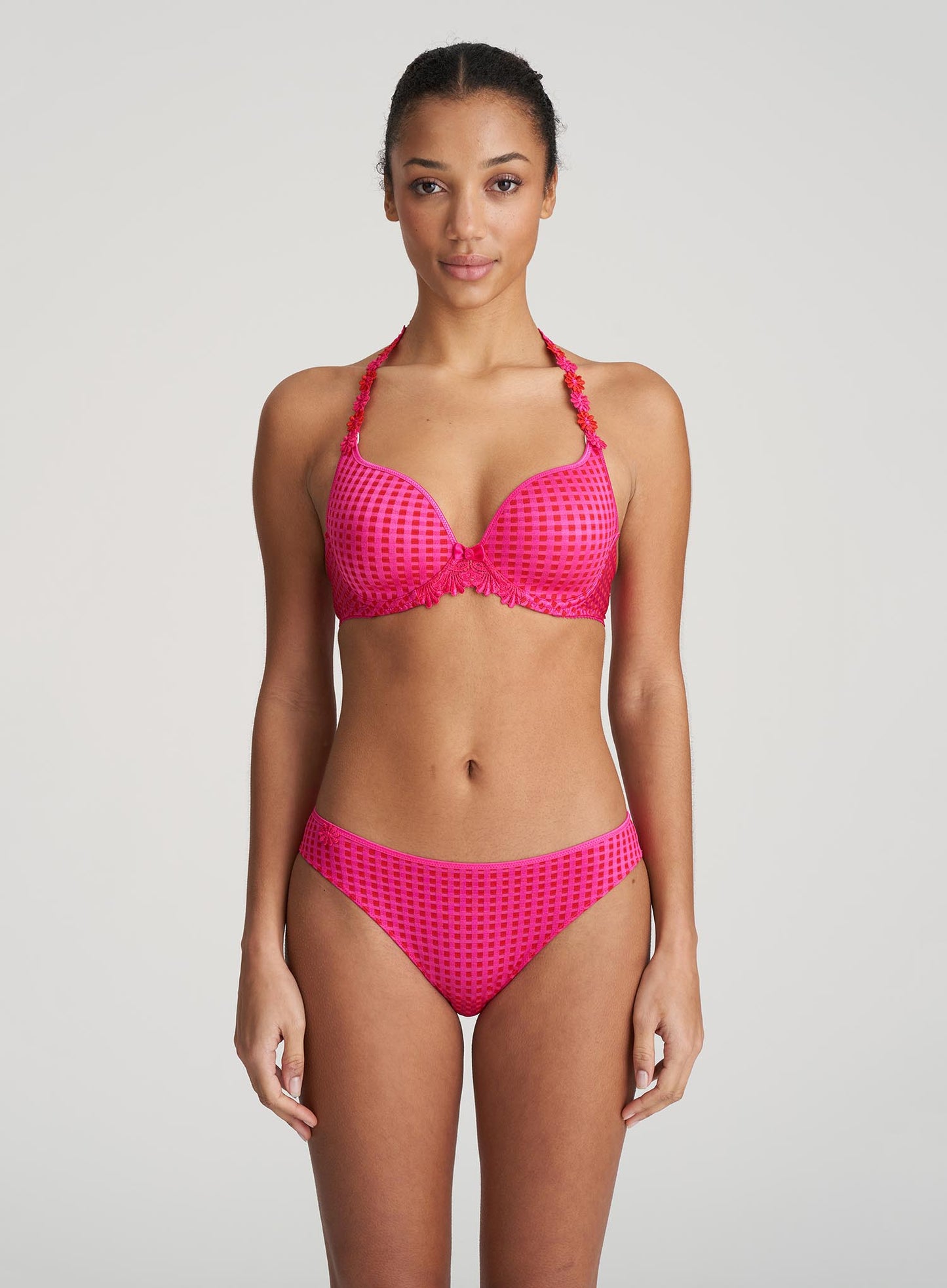 Marie Jo: Avero Padded Heart Shape Bra Electric Pink