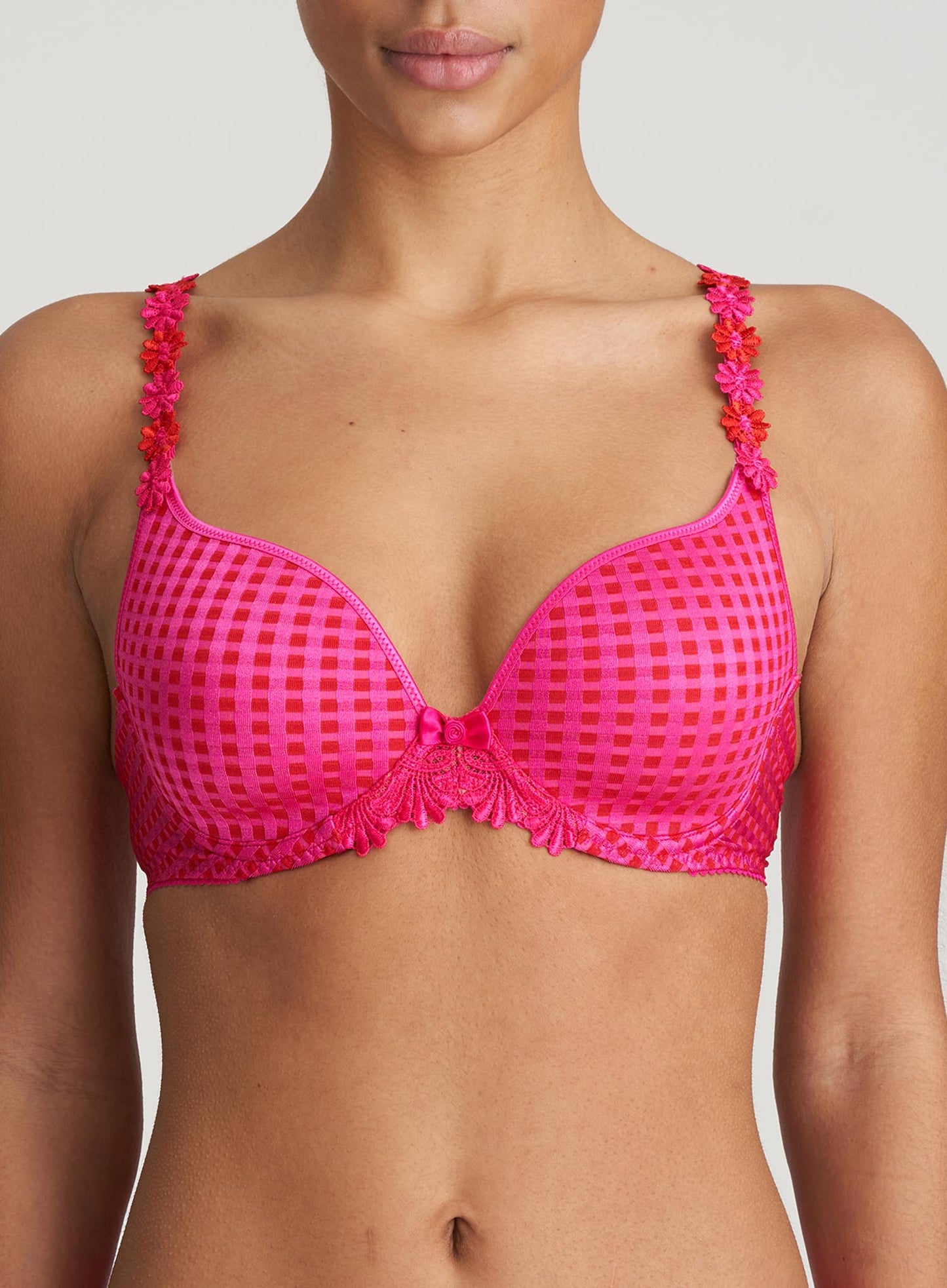 Marie Jo: Avero Padded Heart Shape Bra Electric Pink