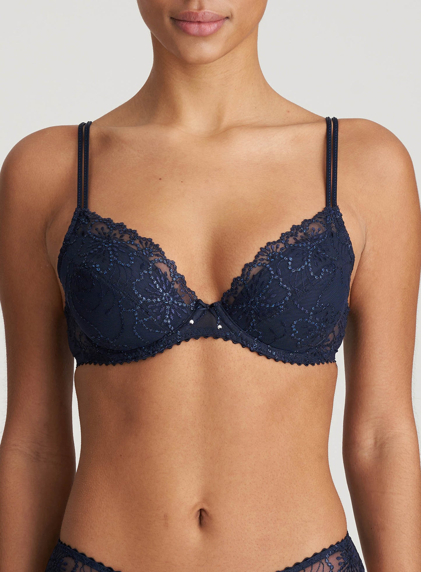 Marie Jo: Jane Padded Push Up Bra Velvet Blue