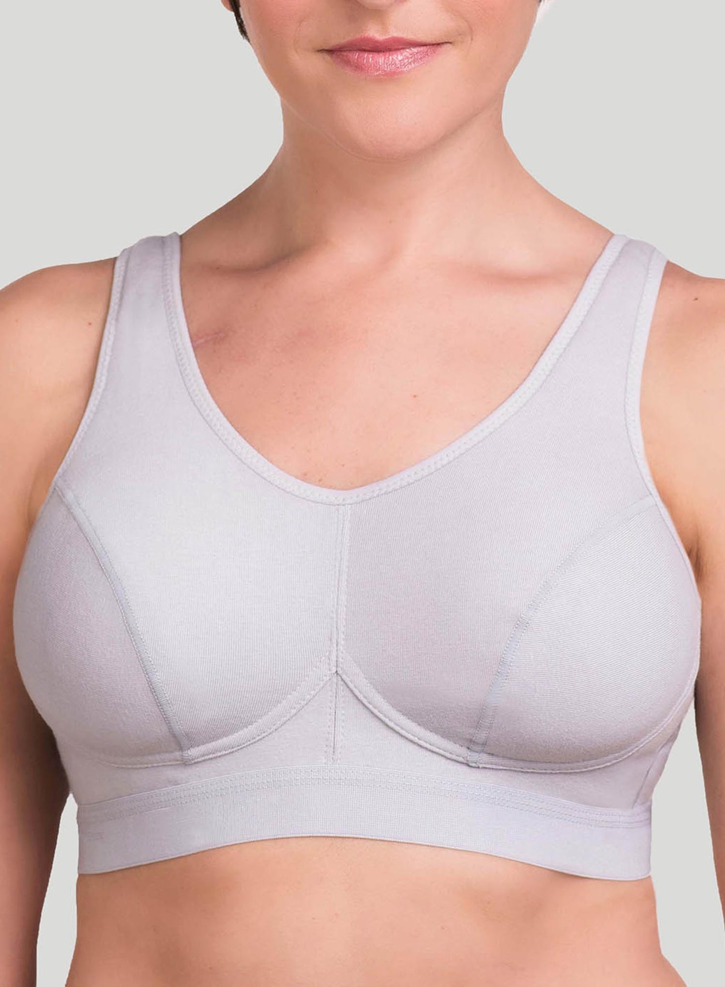 Trulife: Sophia Mastectomy Bra Grey