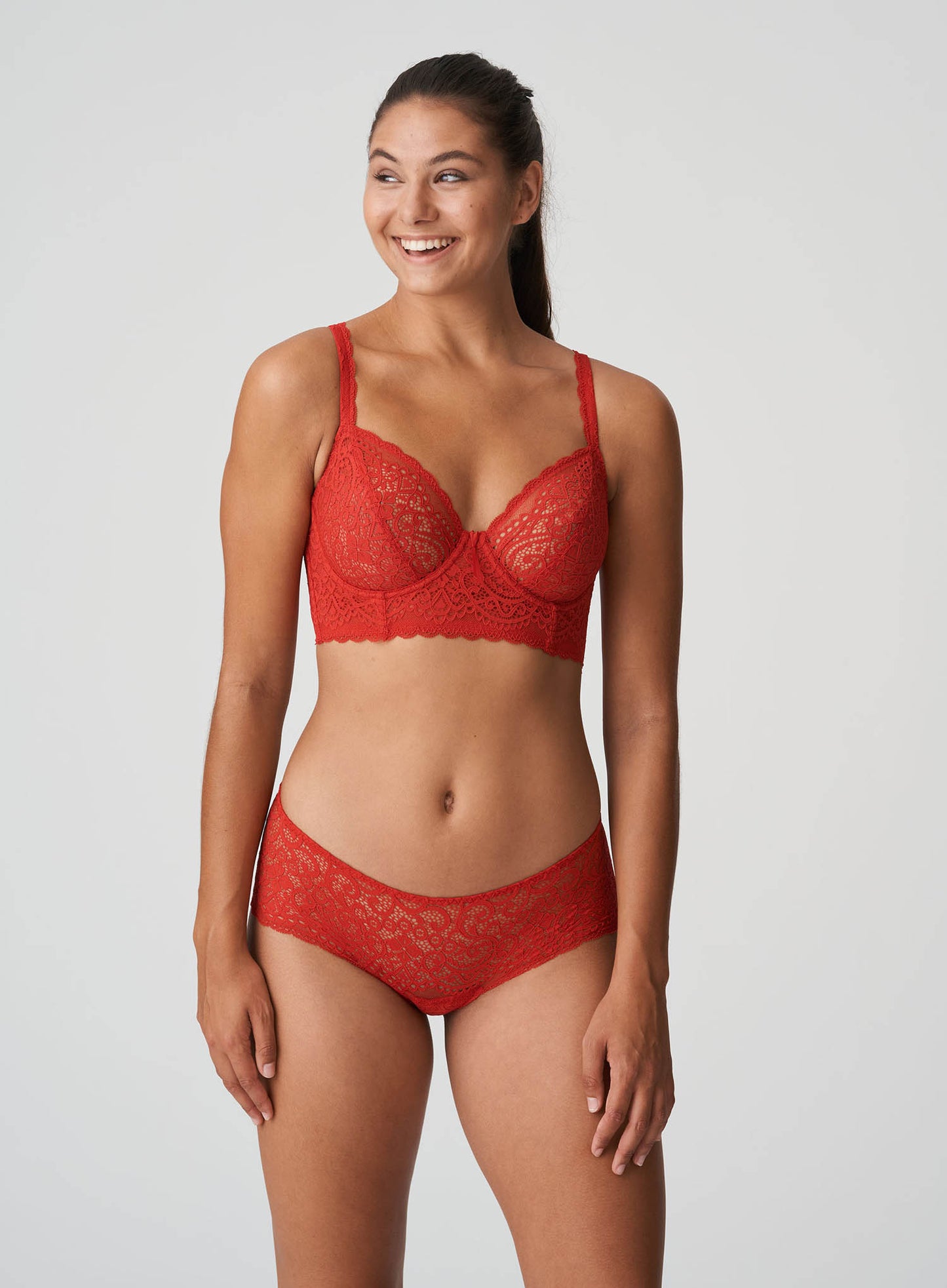 PrimaDonna Twist: I Do Deep Plunge Balcony Longline Bra Scarlet