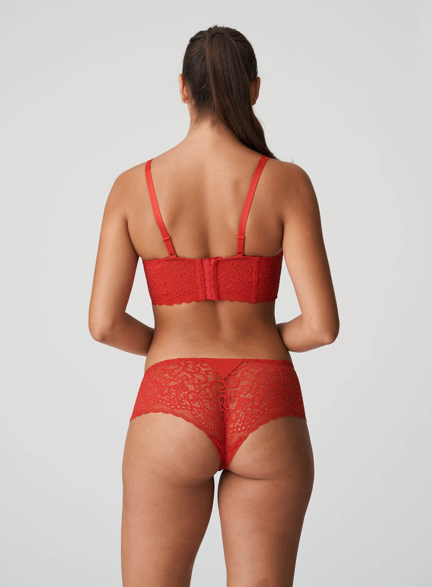 PrimaDonna Twist: I Do Deep Plunge Balcony Longline Bra Scarlet