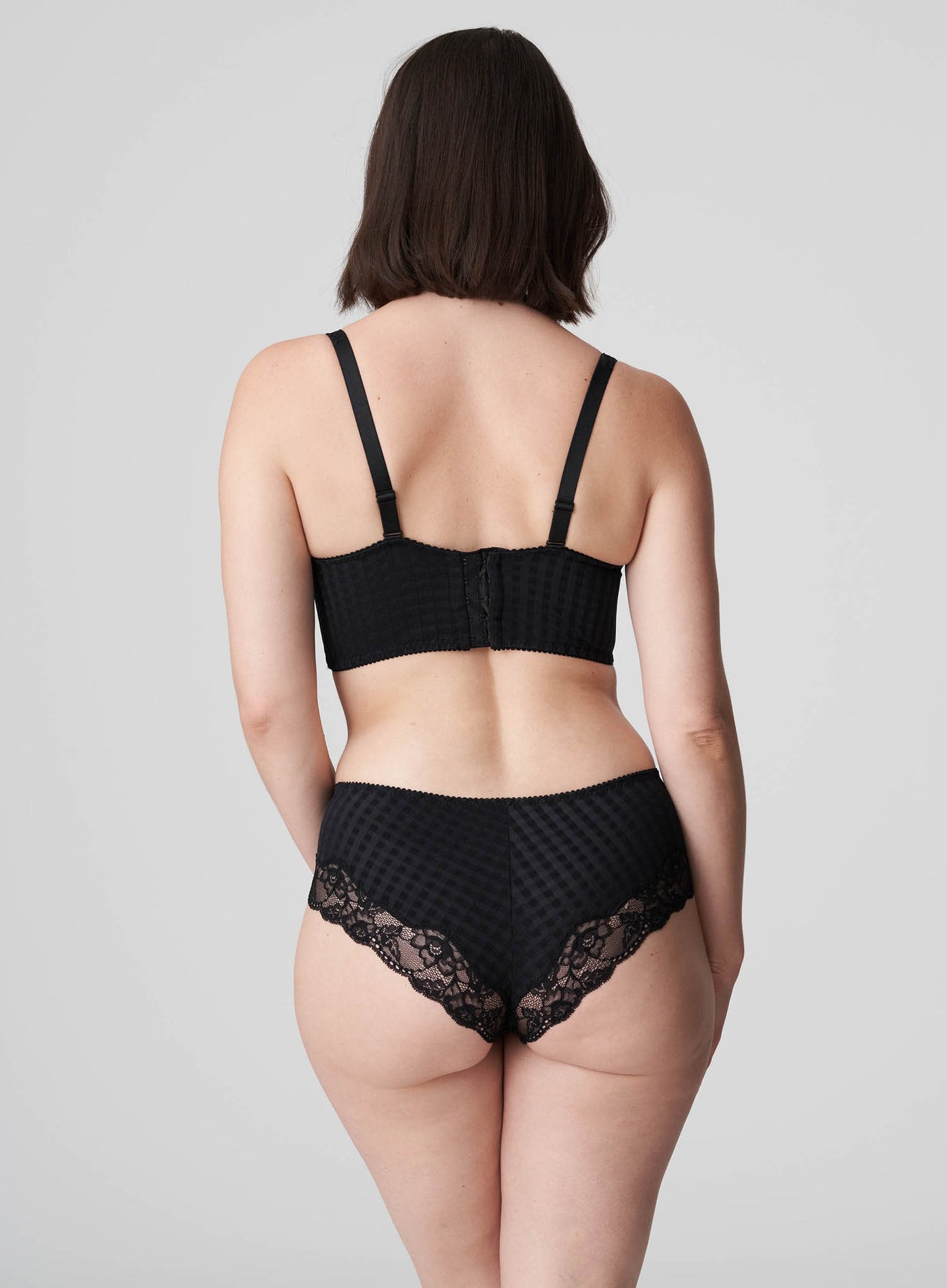 PrimaDonna: Madison Deep Plunge Longline Black