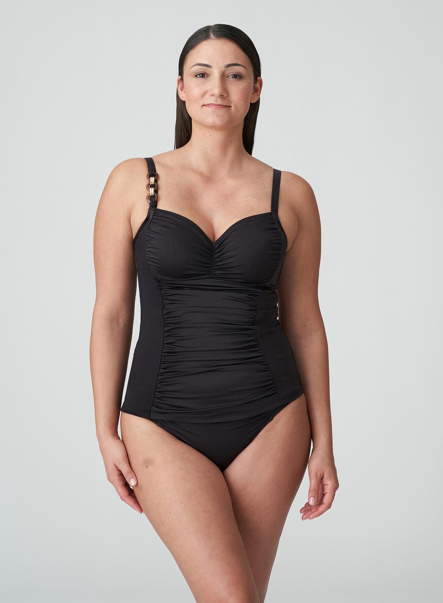 PrimaDonna Swimwear: Barrani Full Cup Tankini Roast Coffee