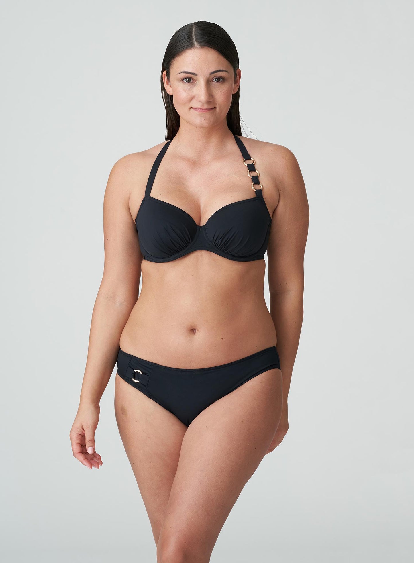 PrimaDonna Swimwear: Damietta Full Cup Bikini Top Black