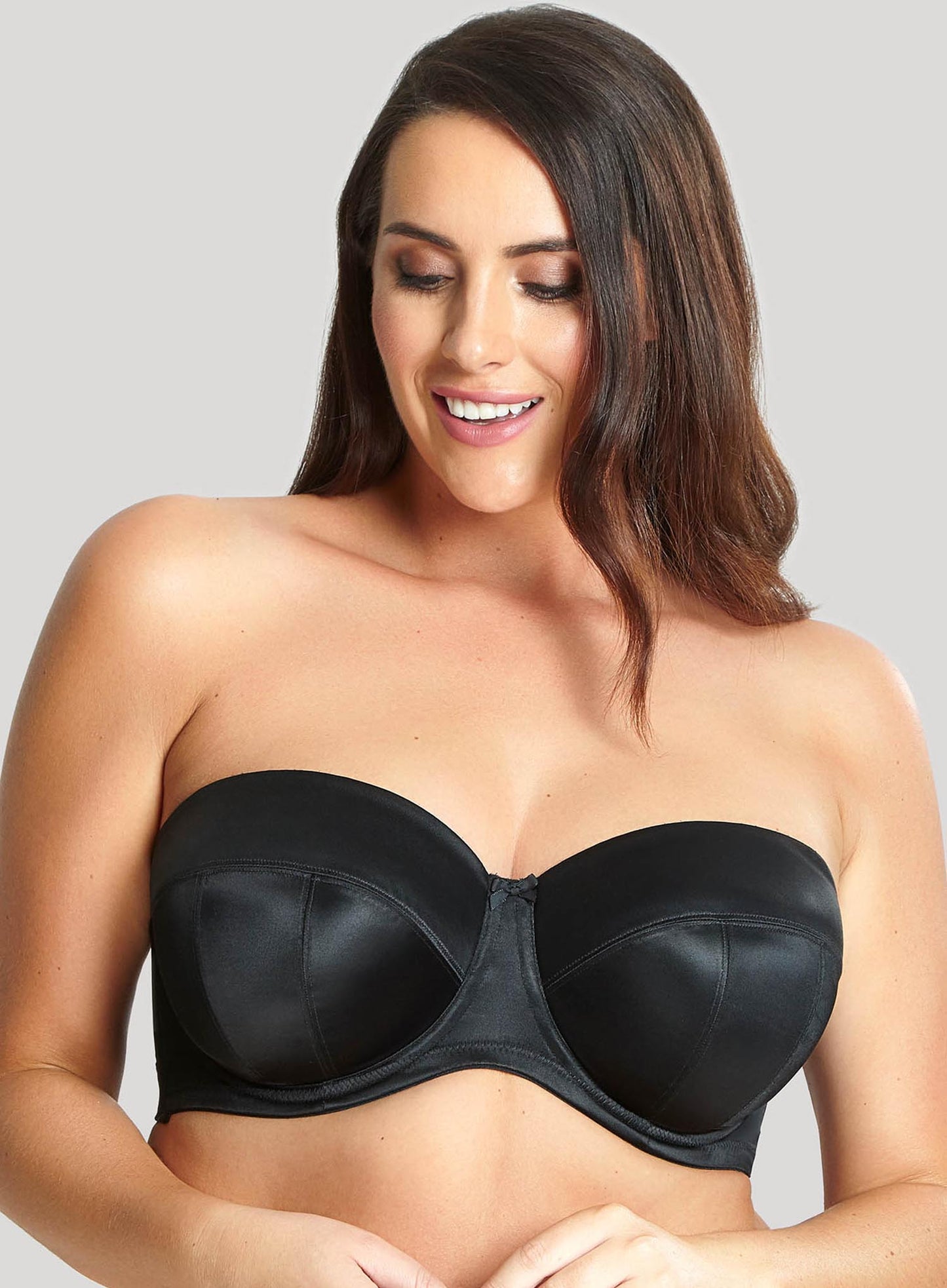 Sculptresse: Dana Strapless Underwired Bra Black