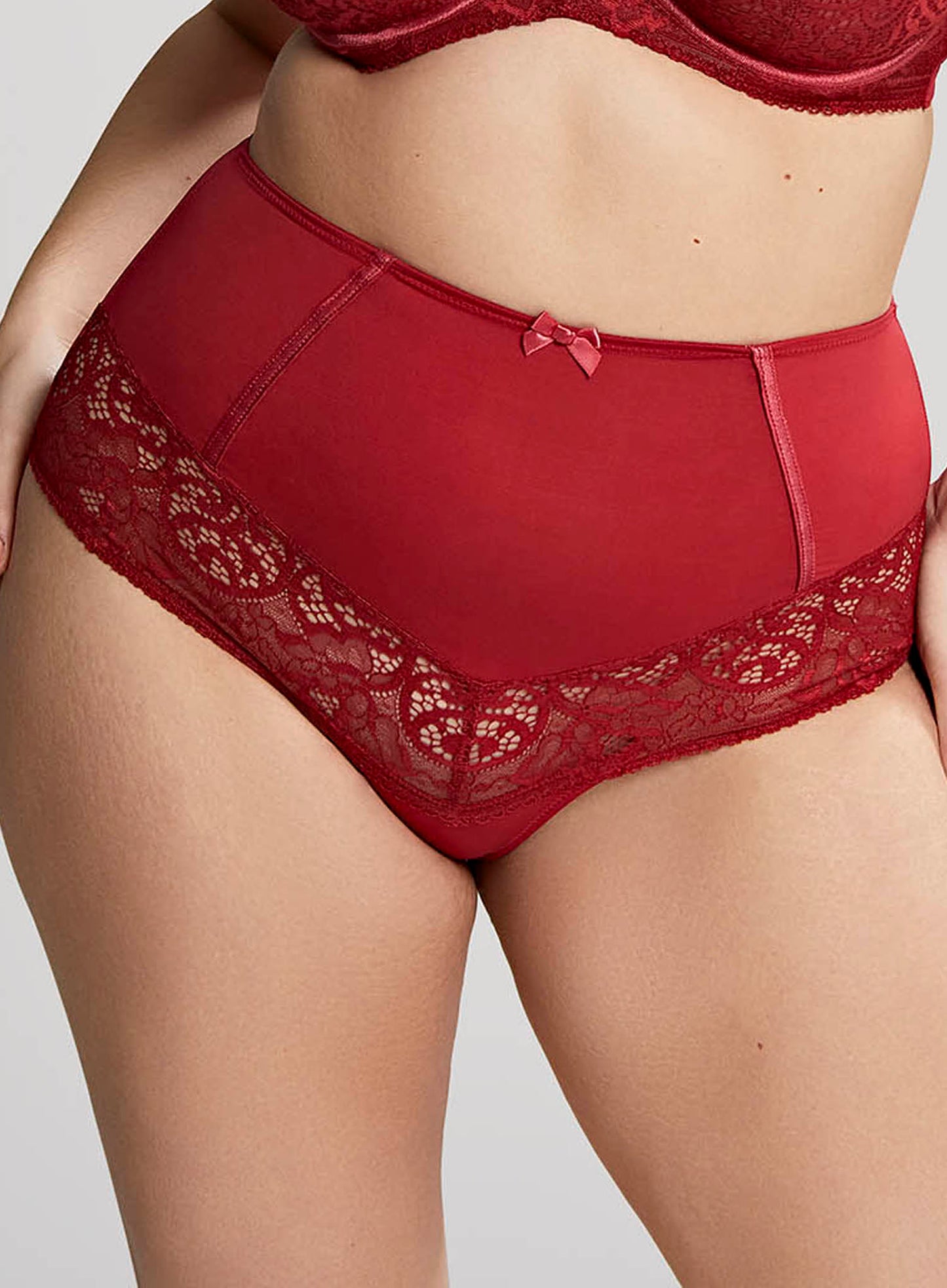 Sculptresse: Estel High Waisted Brief Raspberry