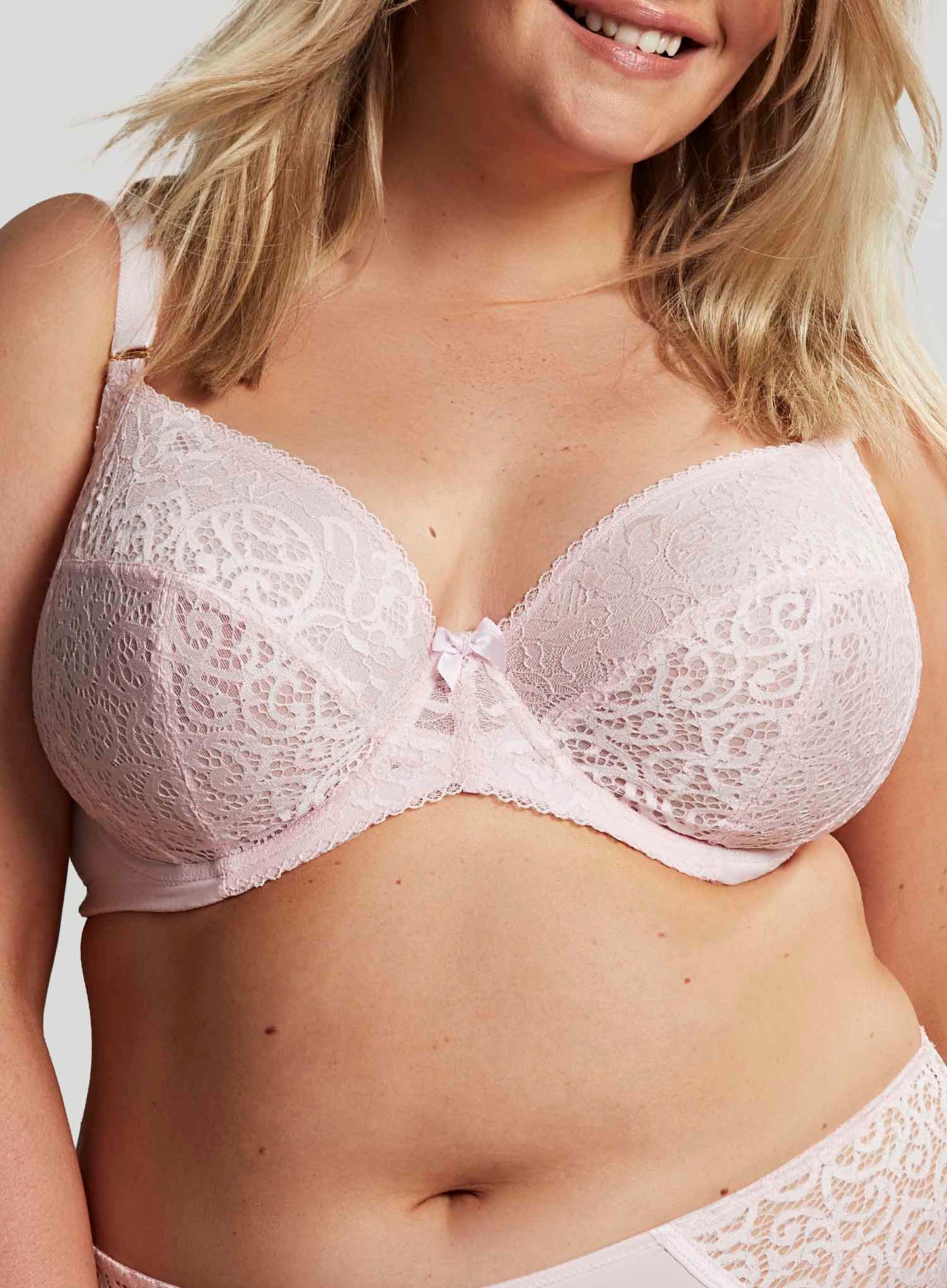 Sculptresse: Estel Plunge Bra Pink Blush