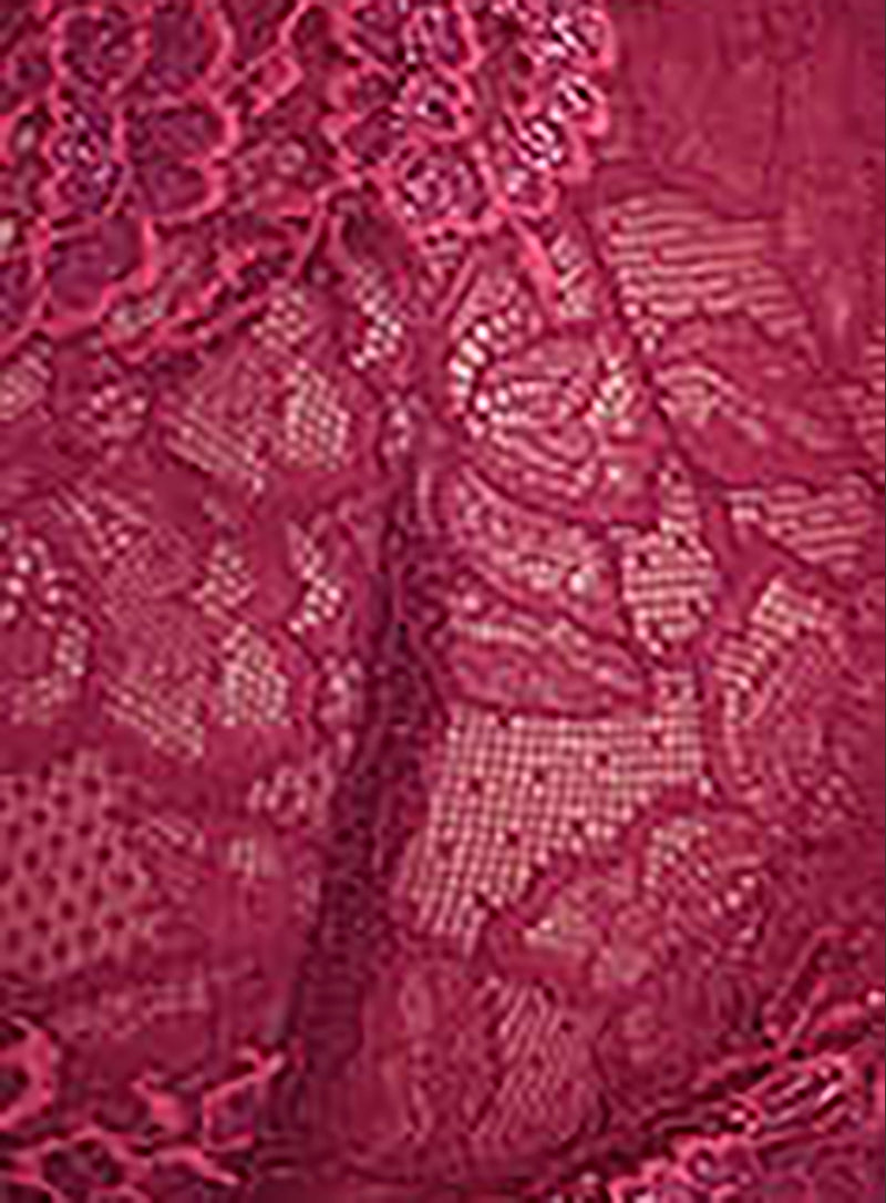 Wacoal: Lace Perfection Non Wired Bralette Red Plum