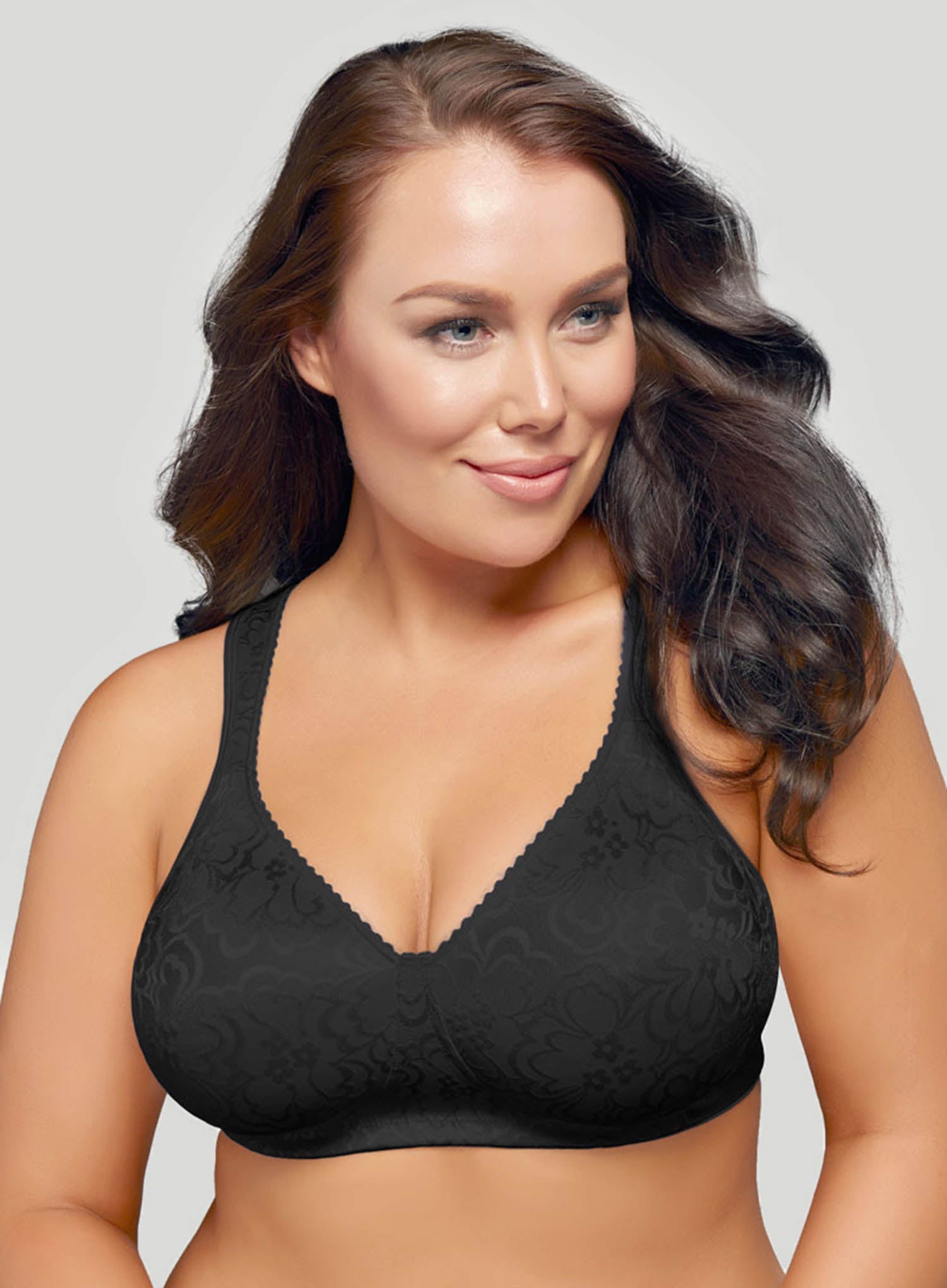 Playtex: Ultimate Lift And Support Wirefree Bra Black – DeBra's