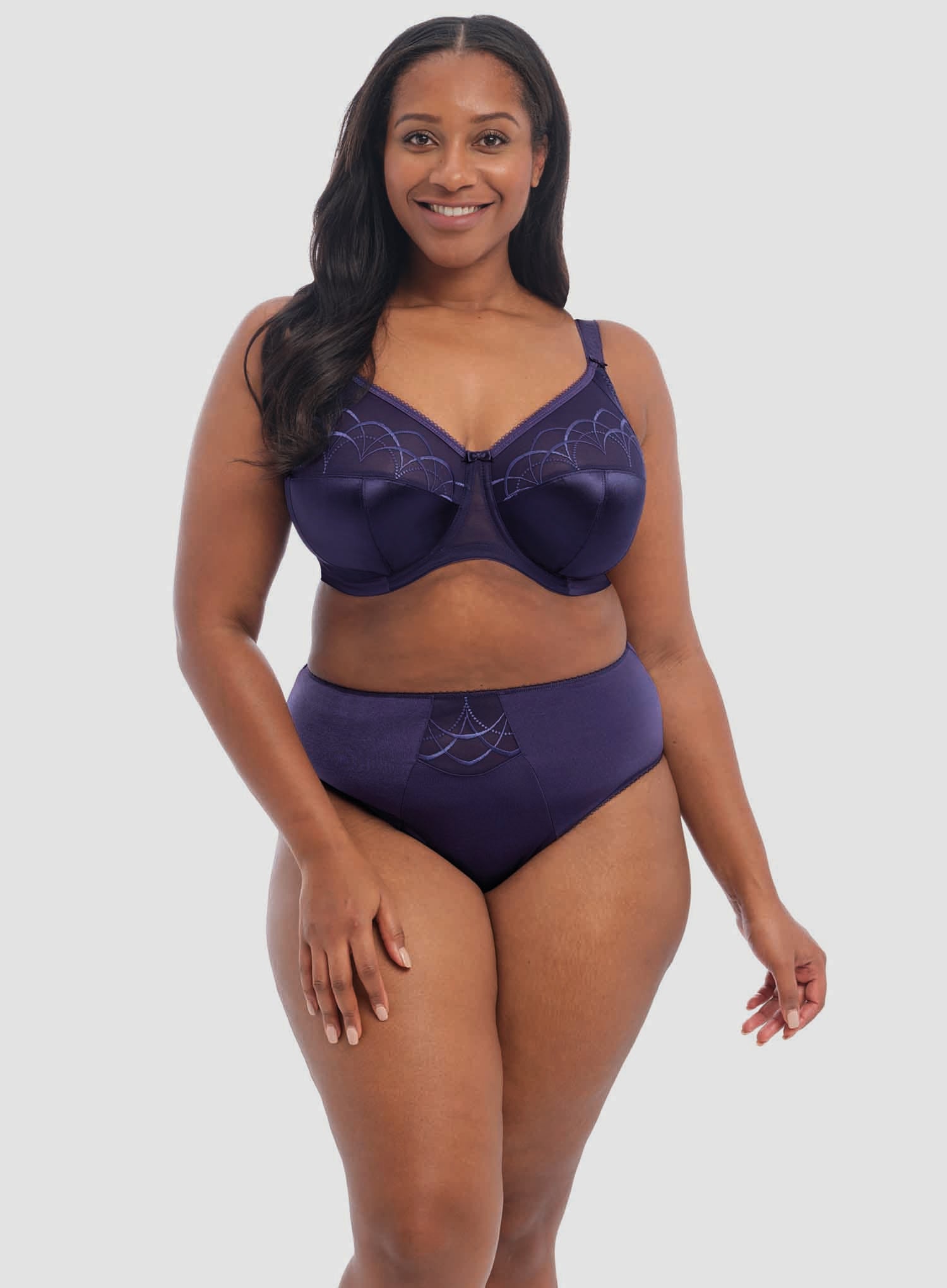 Elomi Cate Underwired Full Cup Banded Bra Ink – DeBra's