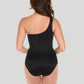 Miraclesuit Swimwear: Network Jena One Shoulder Shaping Swimsuit Black