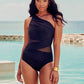 Miraclesuit Swimwear: Network Jena One Shoulder Shaping Swimsuit Black