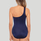 Miraclesuit Swimwear: Network Jena One Shoulder Shaping Swimsuit Midnight