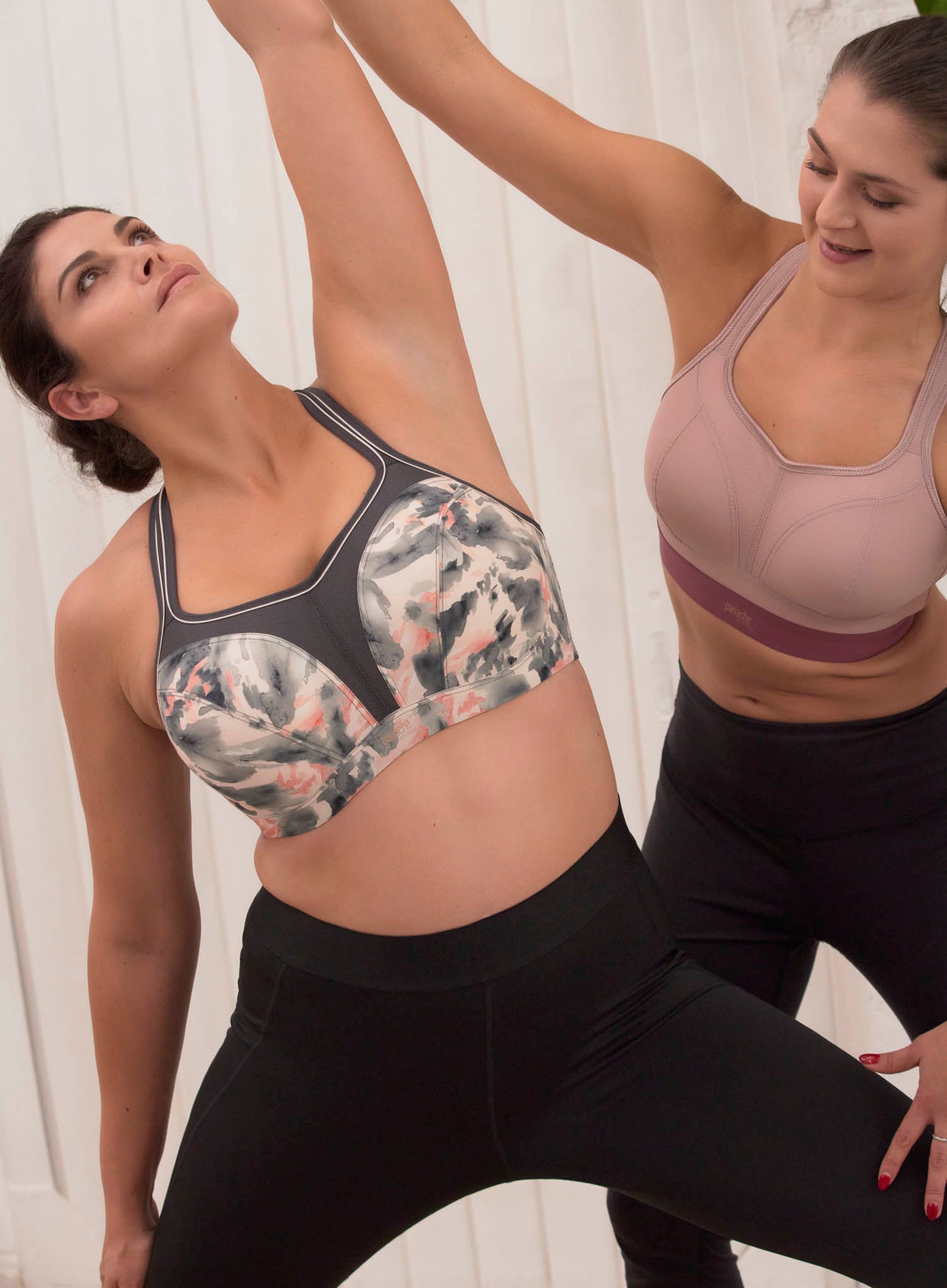 Panache Sport: Moulded Sports Bra Abstract Ink