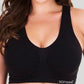 Sonsee: Sonsee Bra Wire Free With A High Back Black