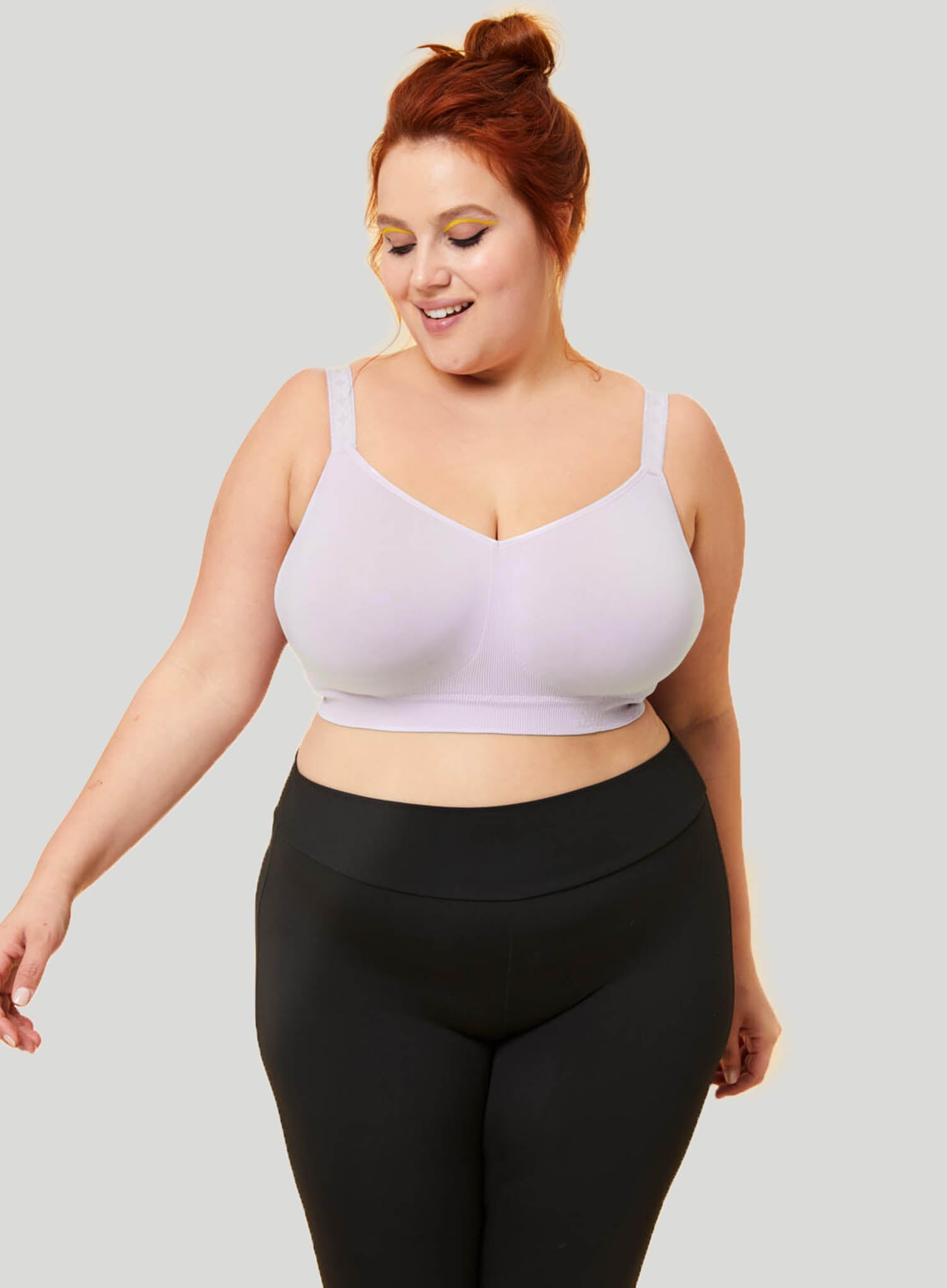 Sugar Candy: Sugar Candy Fuller Bust Seamless Everyday Comfort Bra Lavender