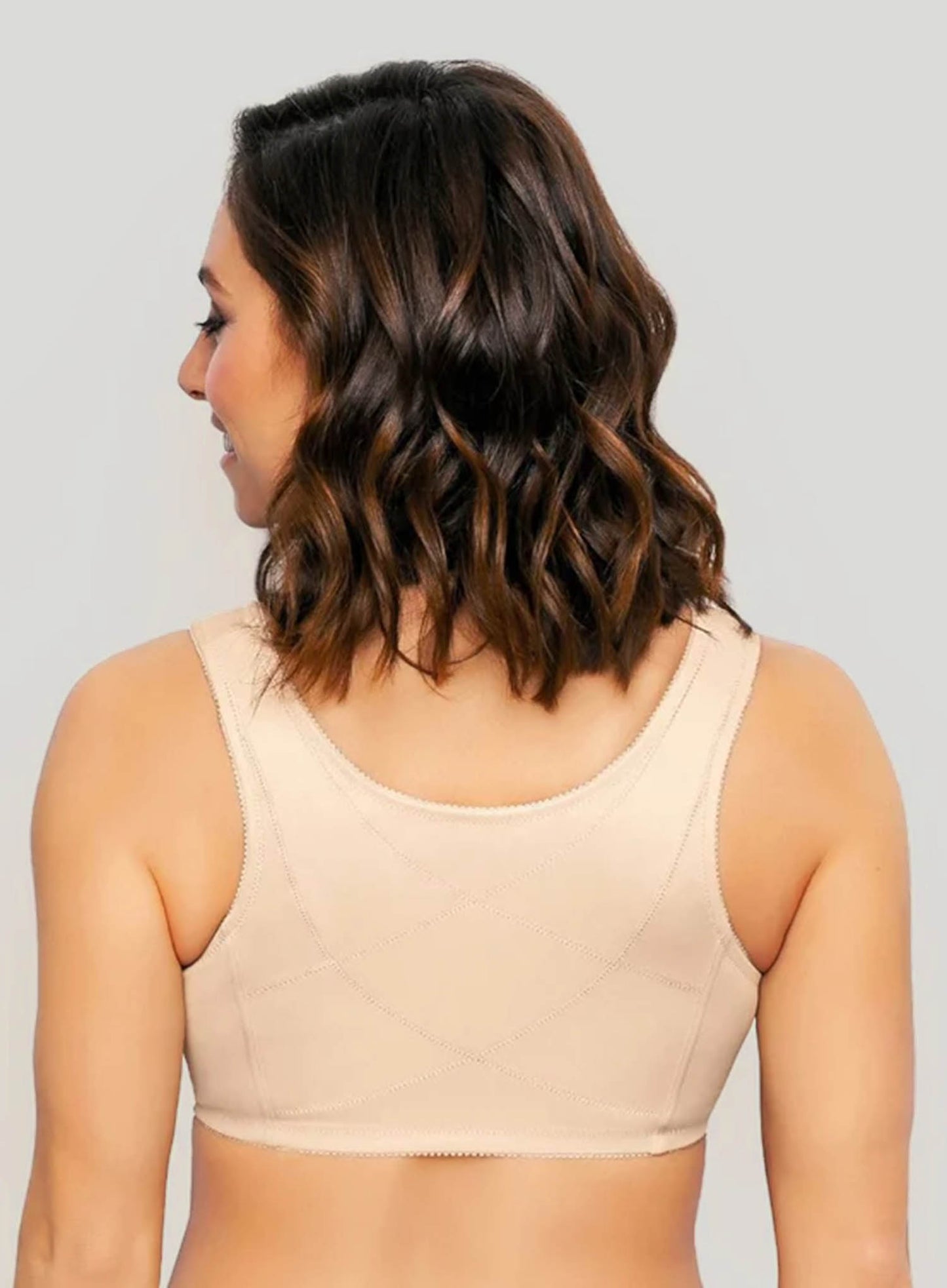 Exquisite Form: Front Opening Cotton Posture Bra Nude – DeBra's