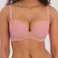 Freya: Tailored Smooth Moulded Plunge Underwired Bra Ash Rose
