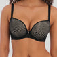 Freya: Tailored Smooth Moulded Plunge Underwired Bra Black