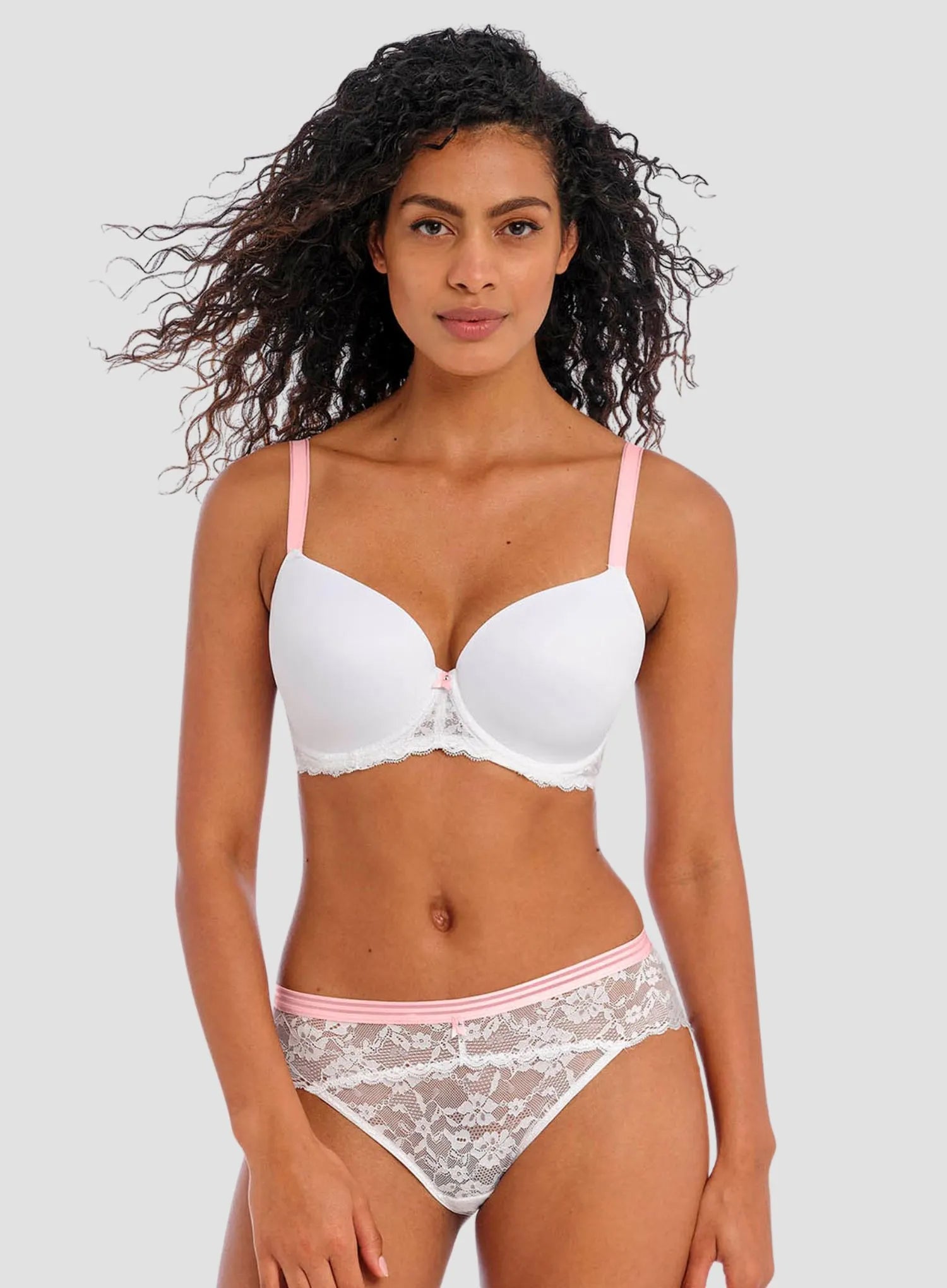 Freya: Offbeat Underwired Moulded Demi Tshirt Bra White