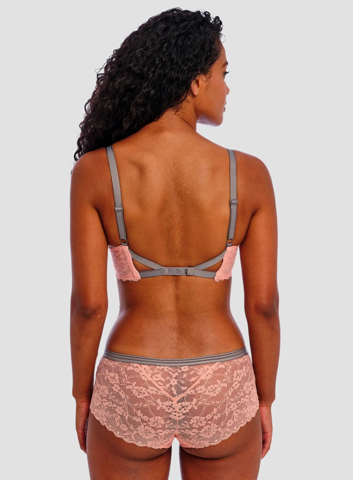 Freya: Offbeat Lace Short Rosehip