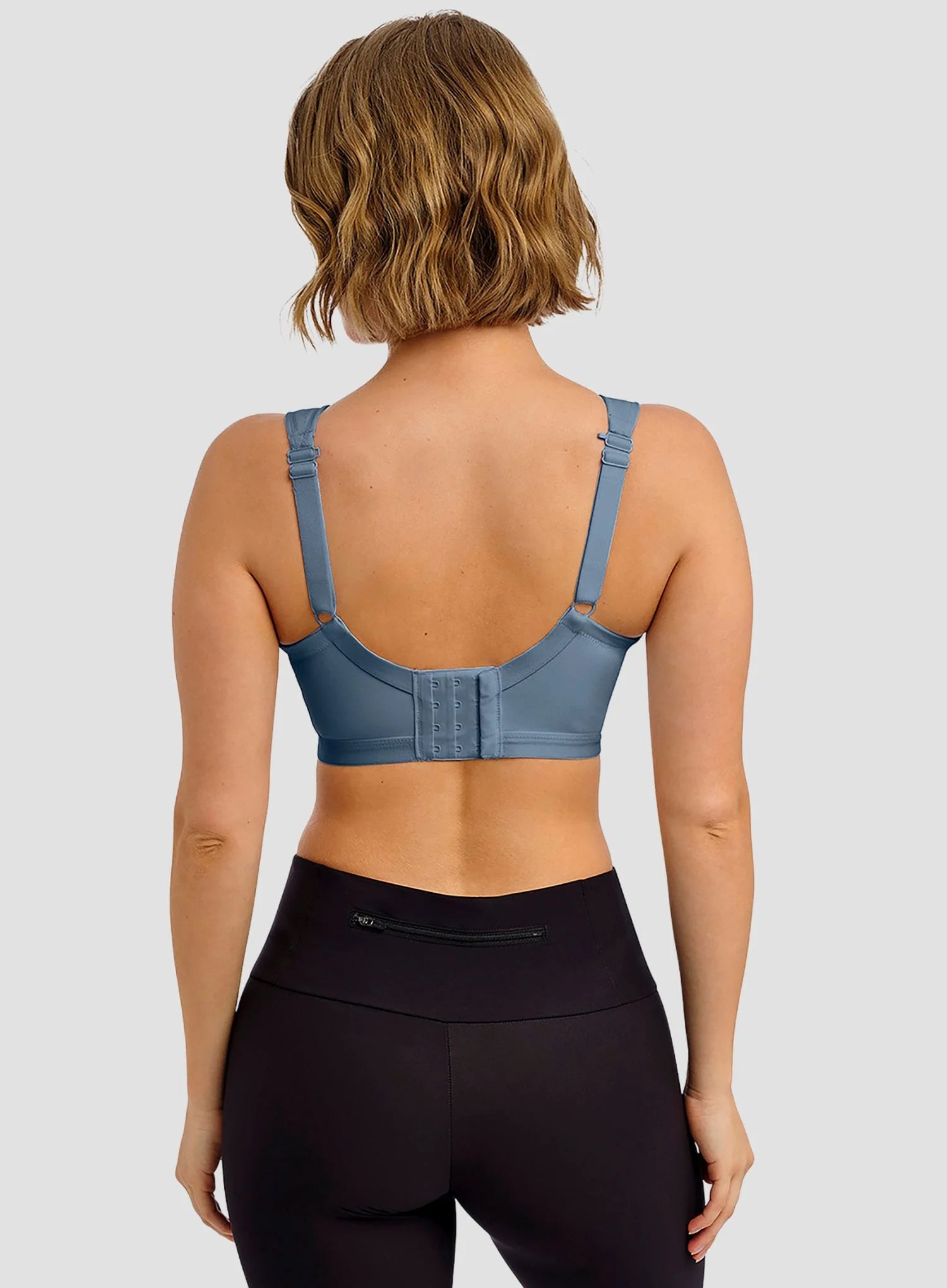 Freya Active: Dynamic Wirefree Sports Bra Steel Blue