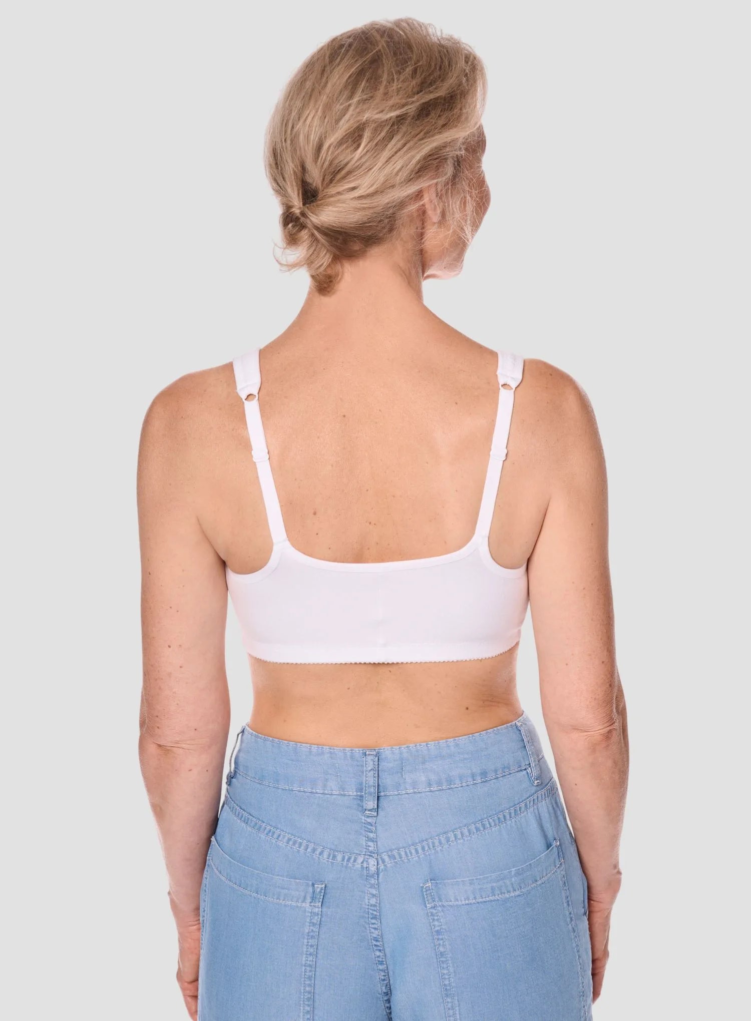 Amoena: Fleur Wire Free Front Opening White